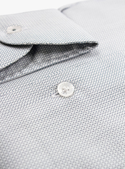 Florence Green/White Micro Shirt