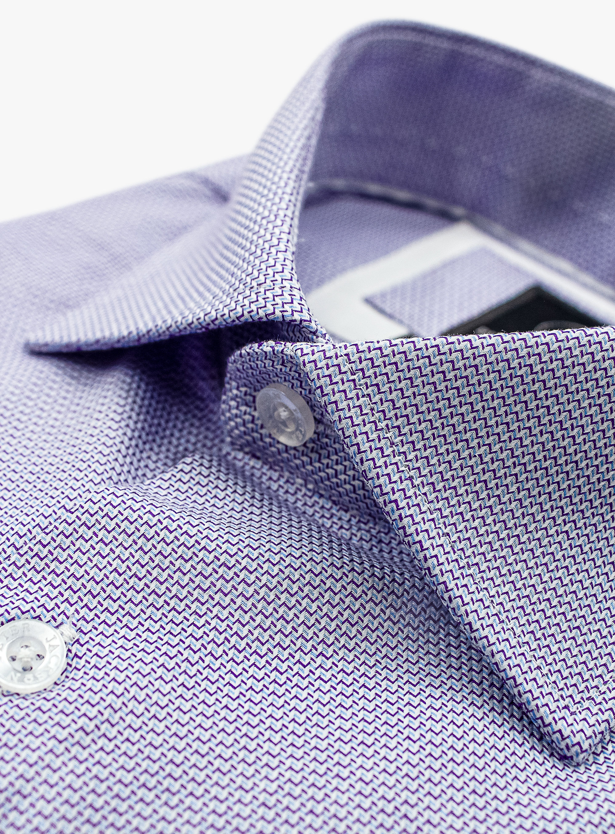 Milan Grape Stepped Weave Shirt