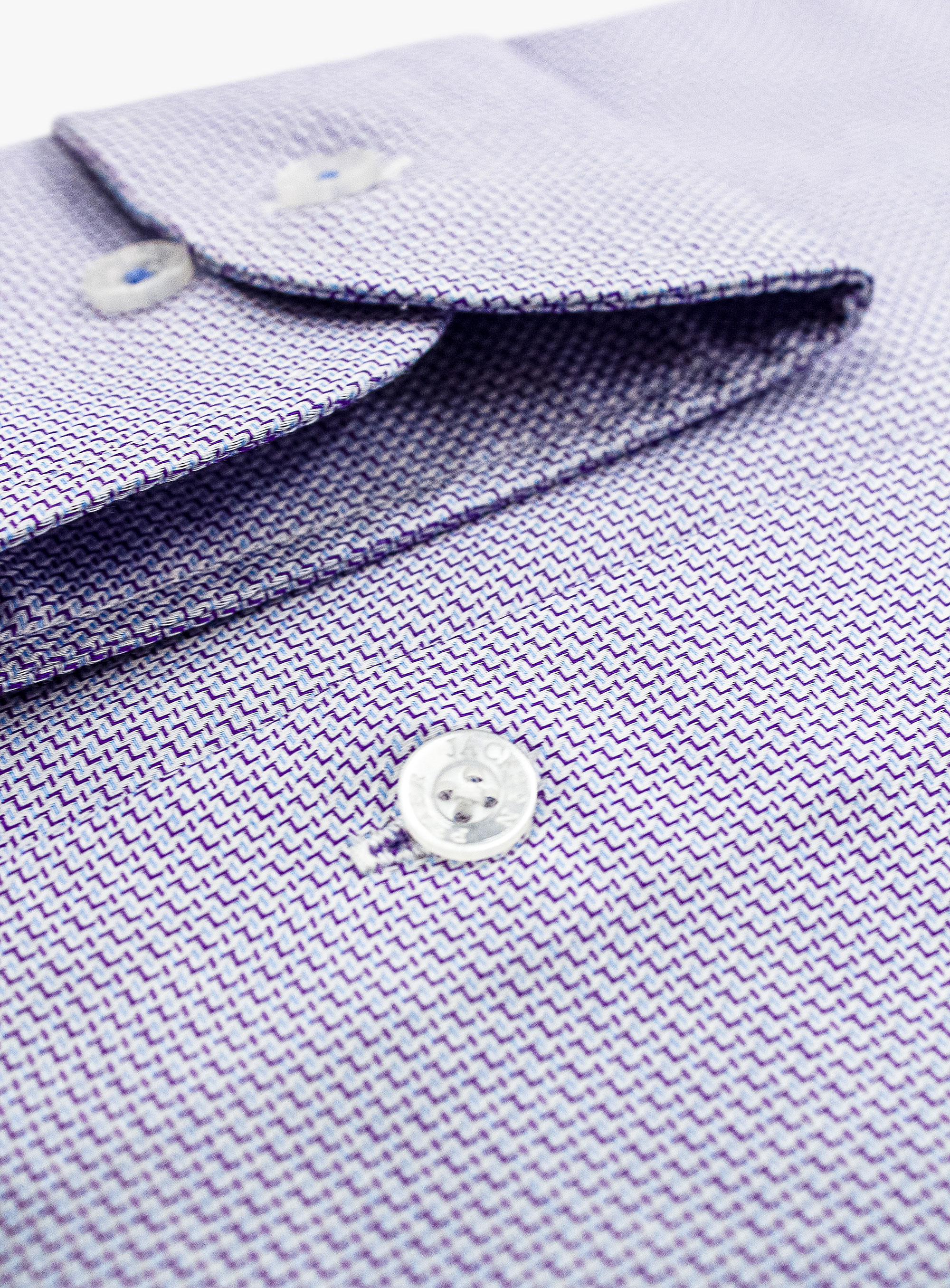 Milan Grape Stepped Weave Shirt