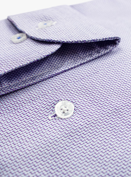 Milan Grape Stepped Weave Shirt