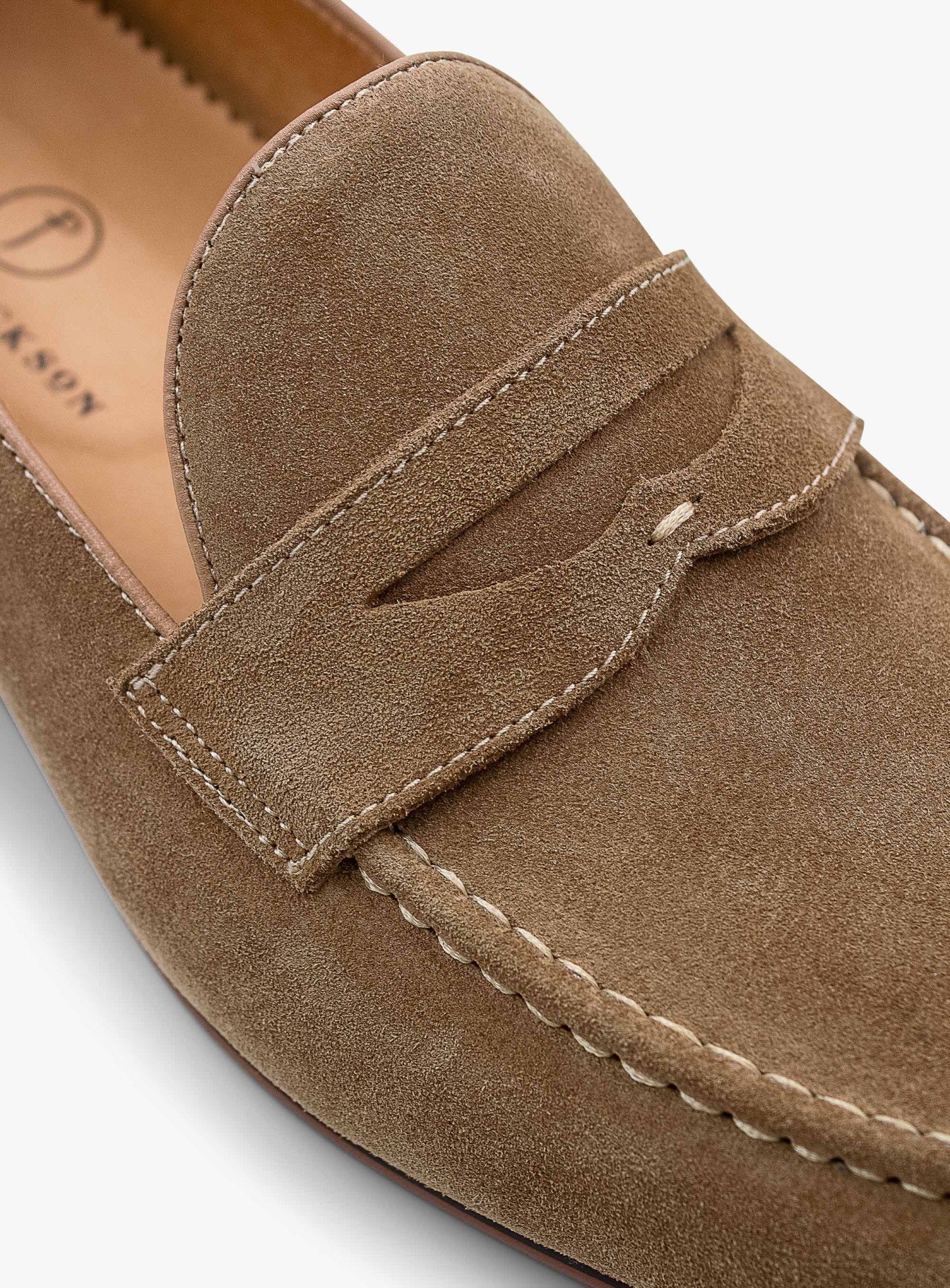 Caramel Suede Tassel Penny Loafer