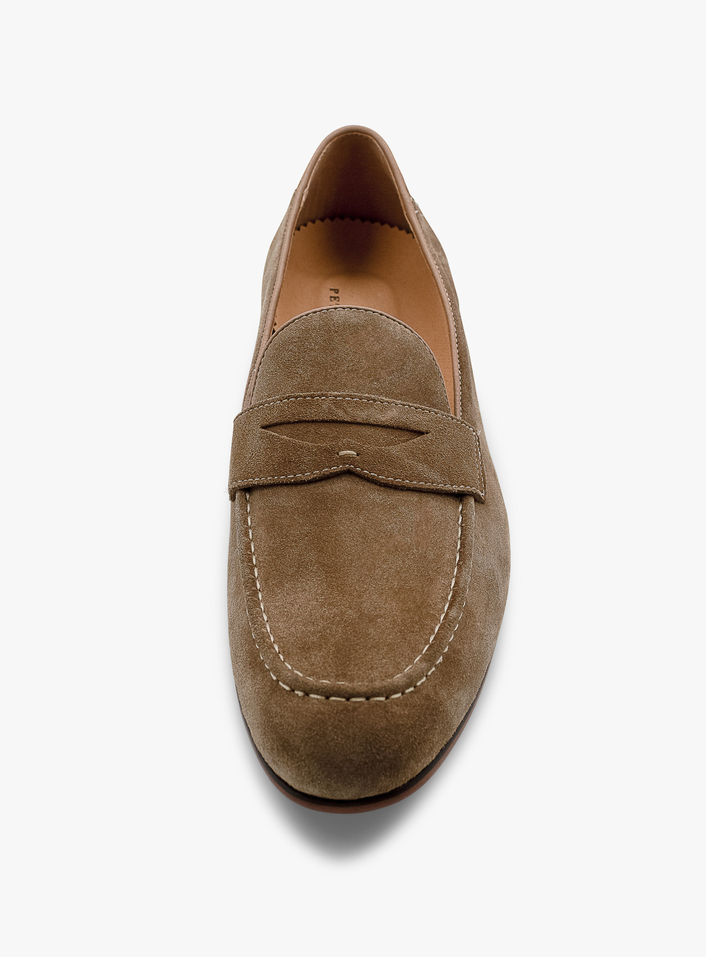 Caramel Suede Tassel Penny Loafer