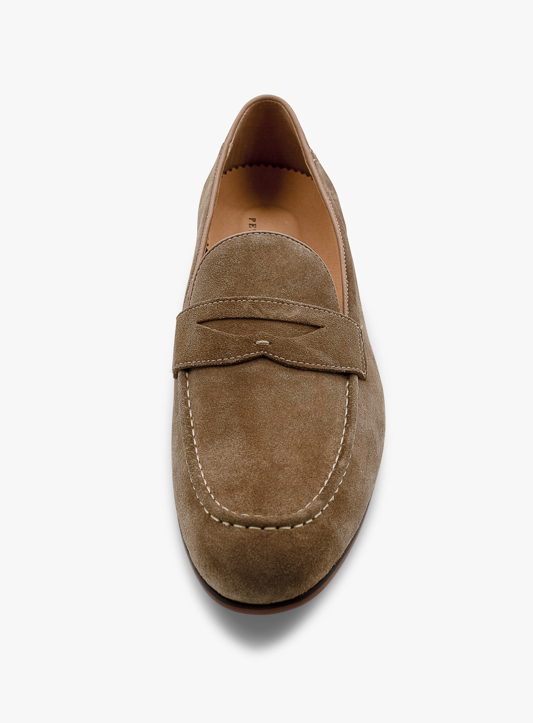 Caramel Suede Tassel Penny Loafer