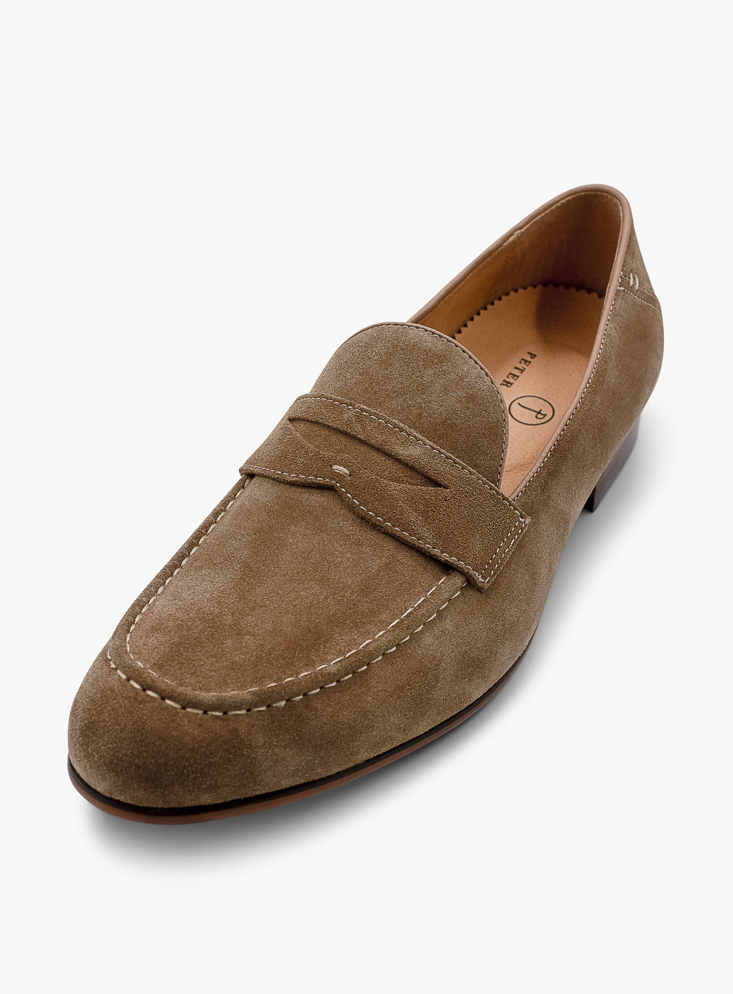 Caramel Suede Tassel Penny Loafer