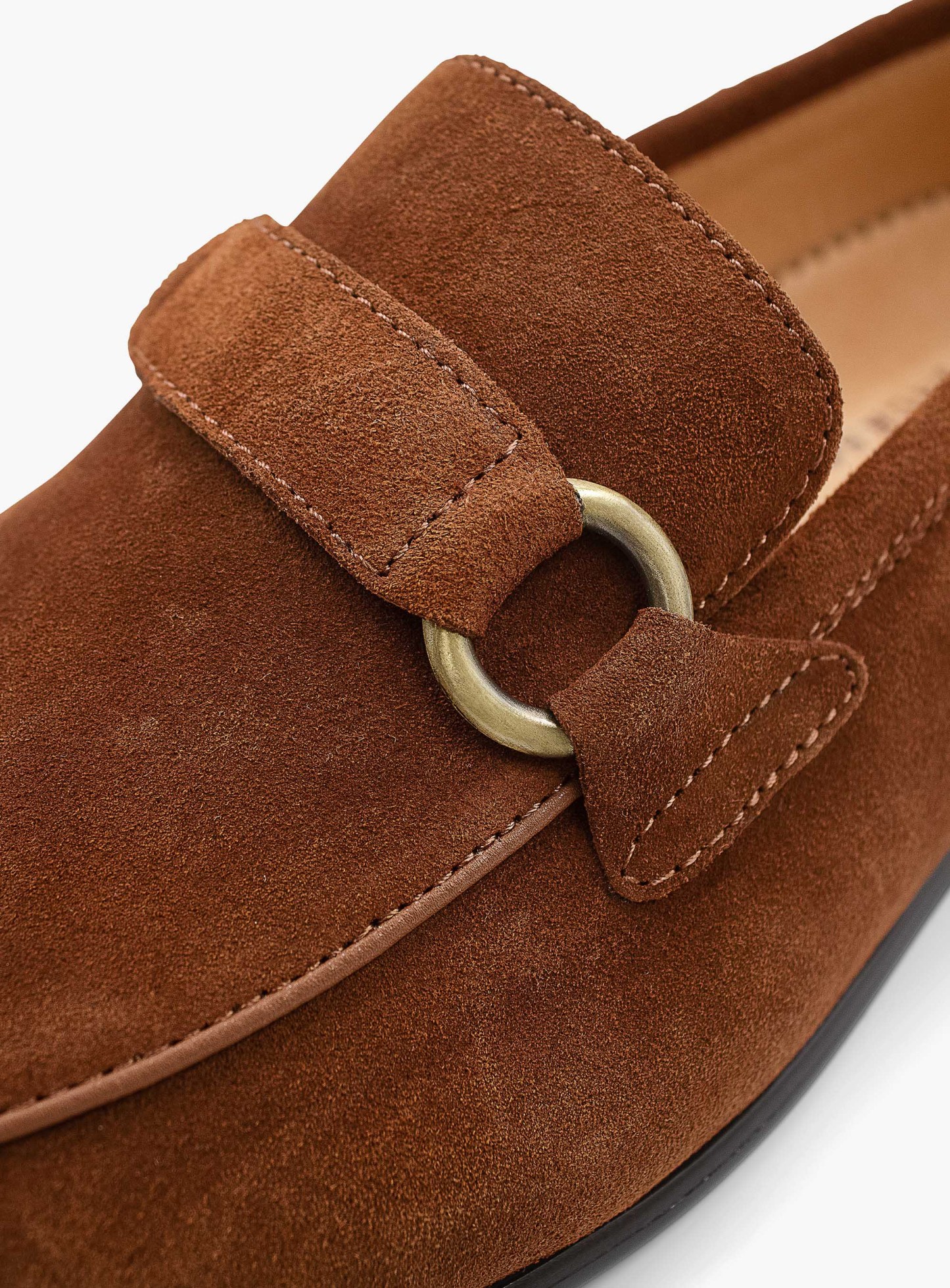 Cognac Suede Loafer