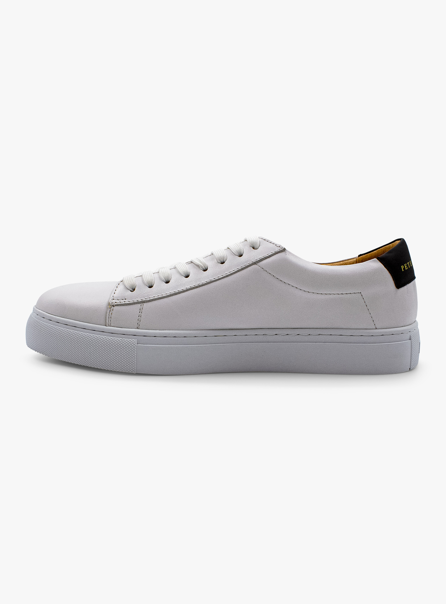 Elevated White Leather Sneaker