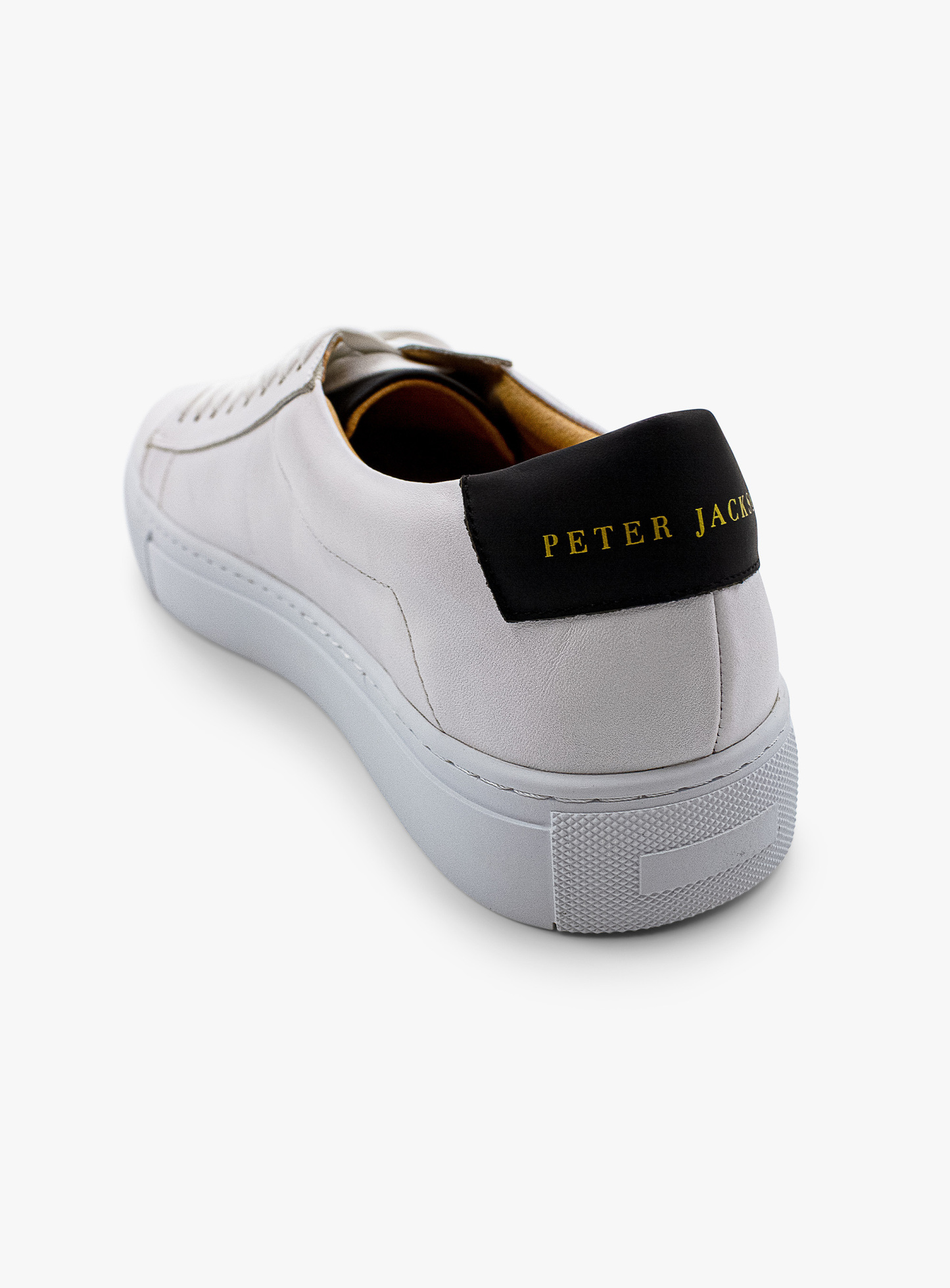 Elevated White Leather Sneaker