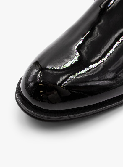 Black Patent Leather Dinner Shoe