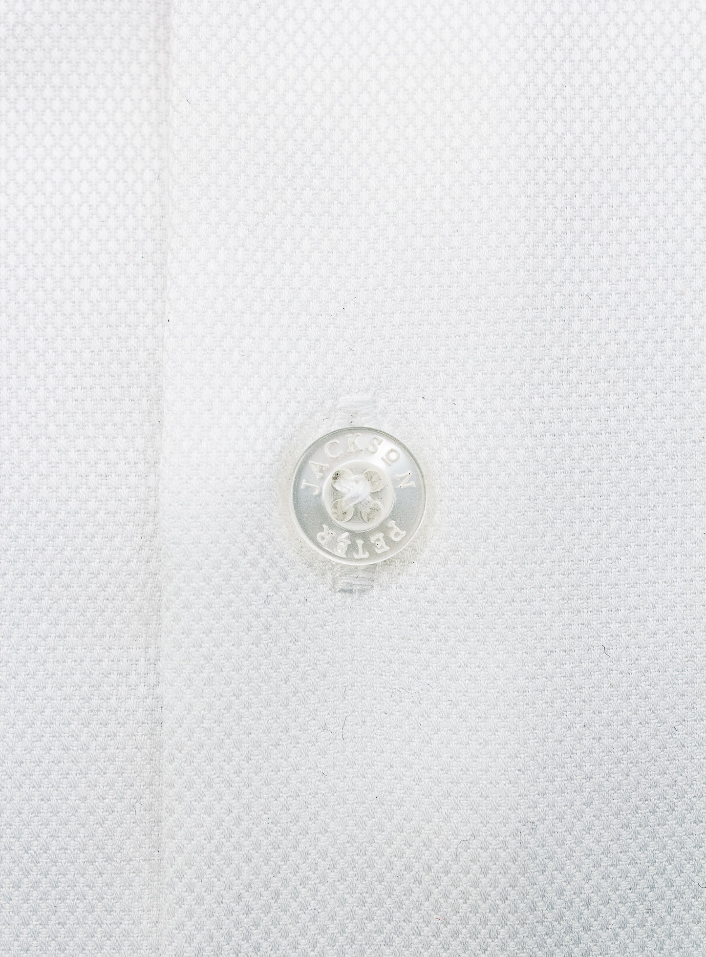Milan White Dobby Weave with Taped Seams Shirt