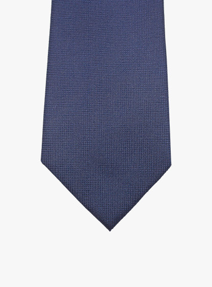 Navy Textured Tie