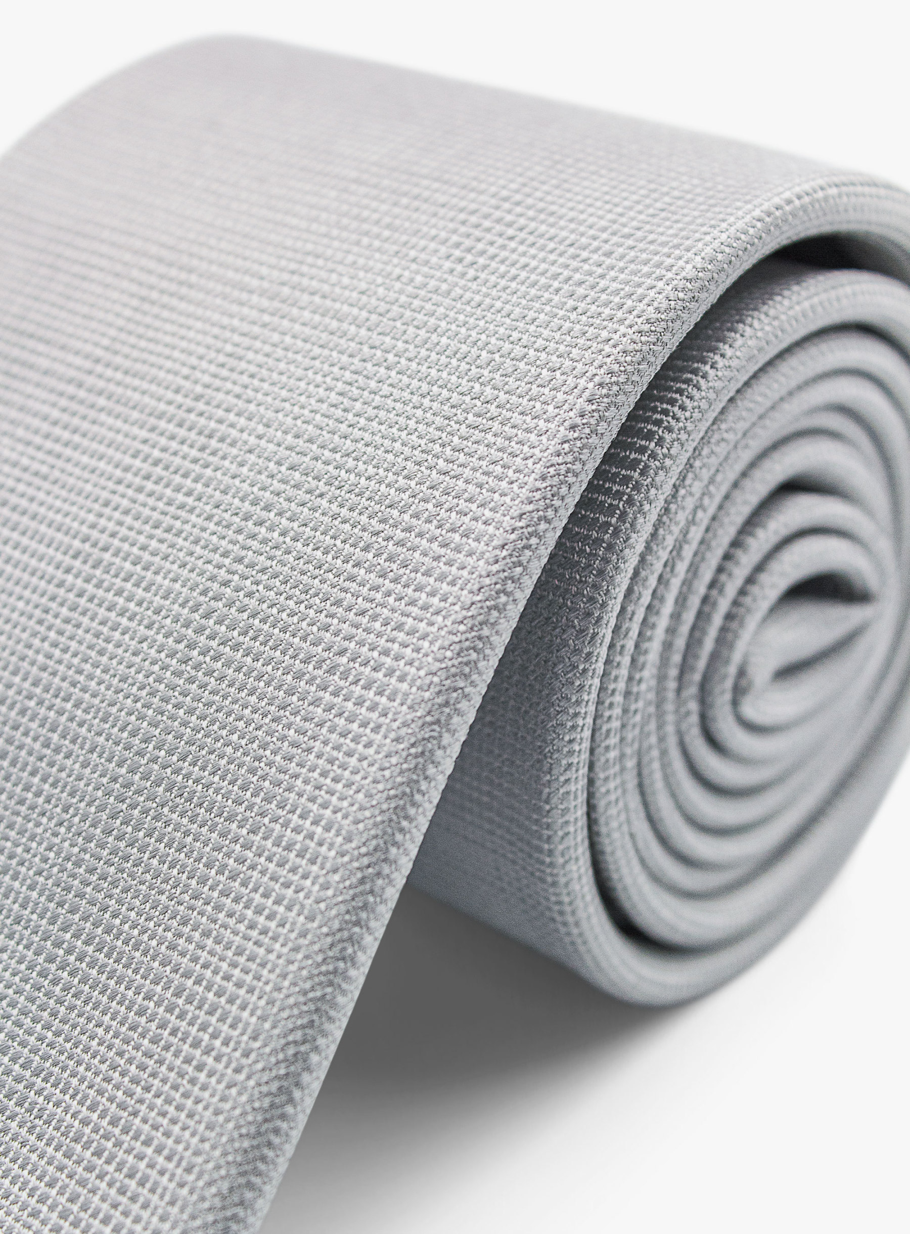 Silver Textured Tie
