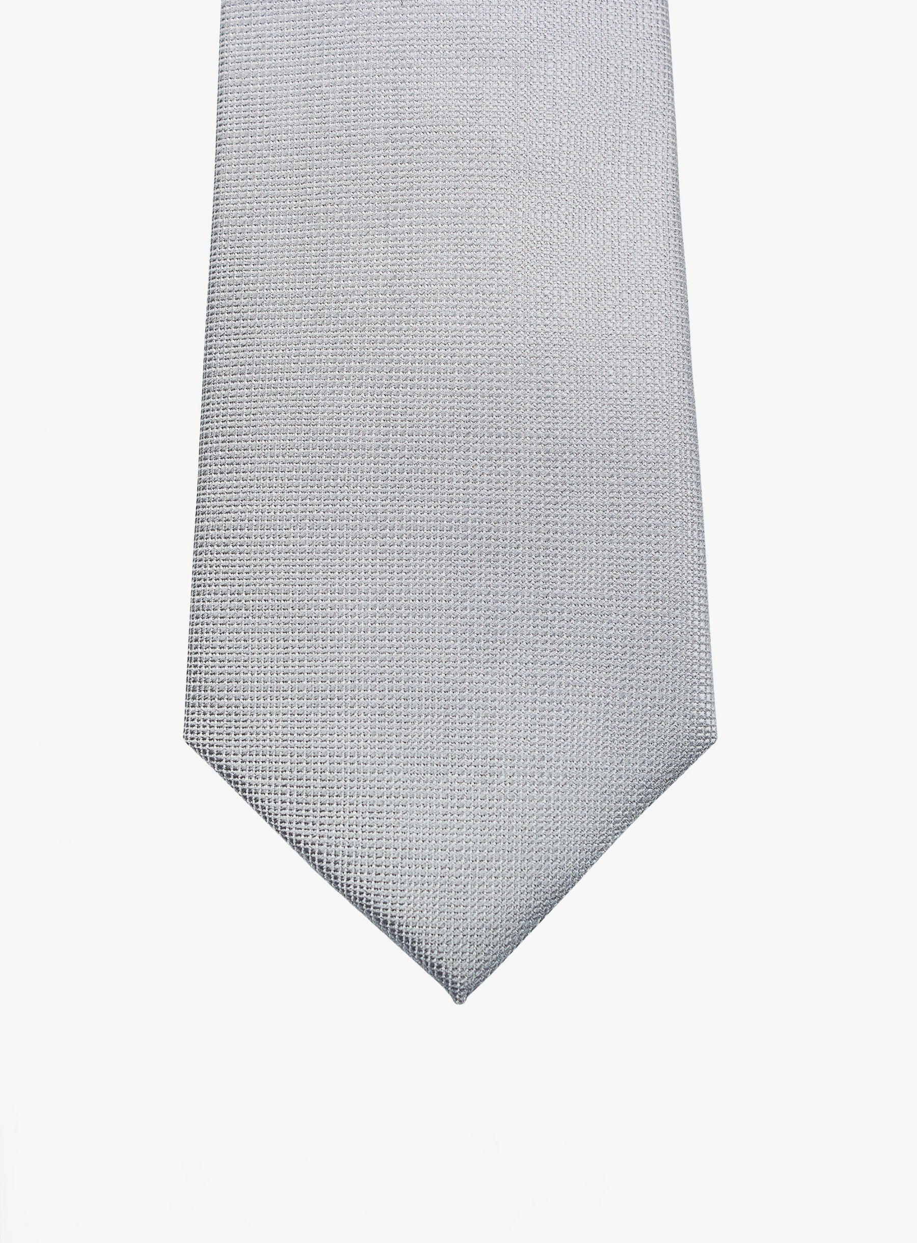 Silver Textured Tie