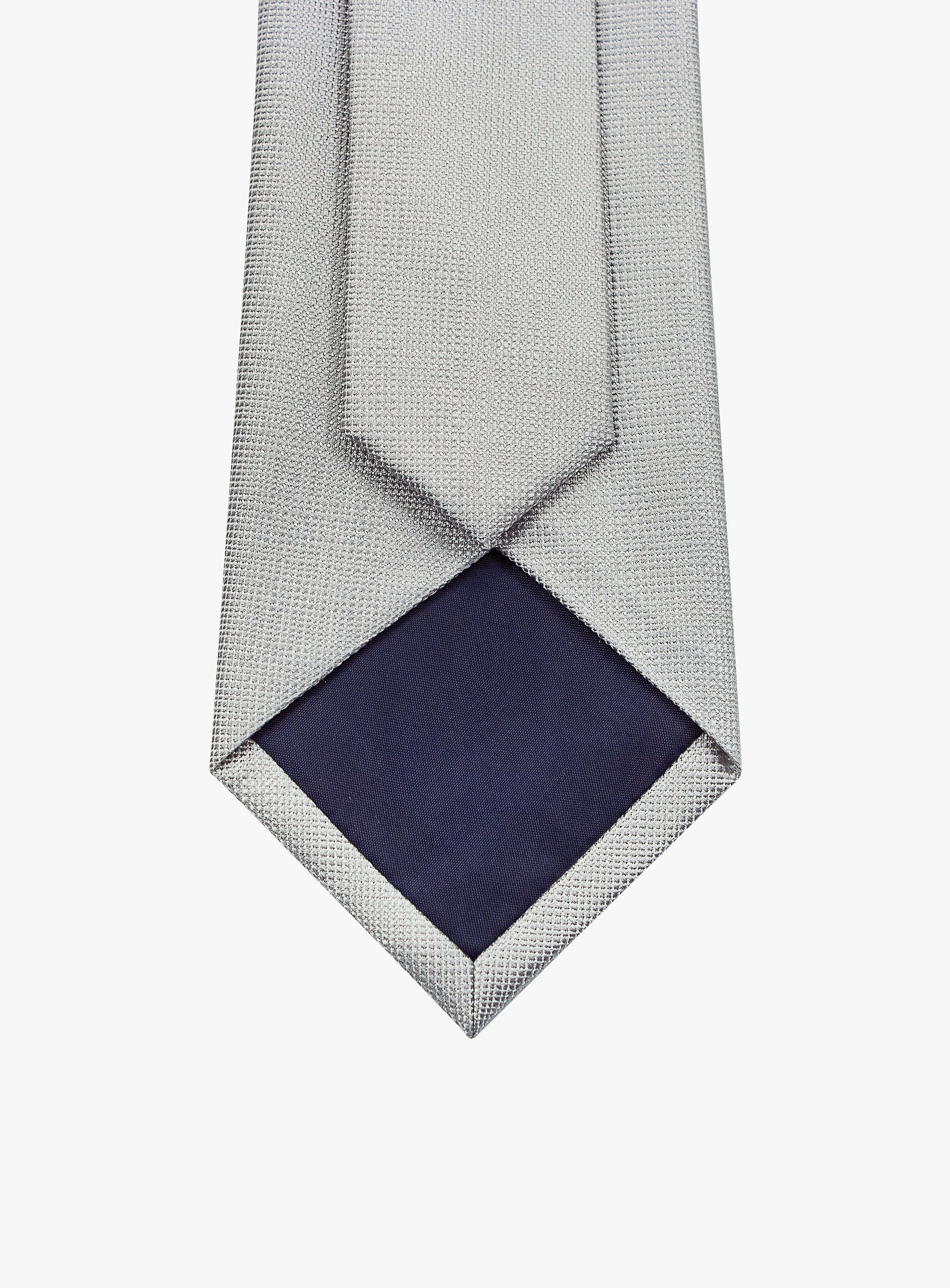 Silver Textured Tie