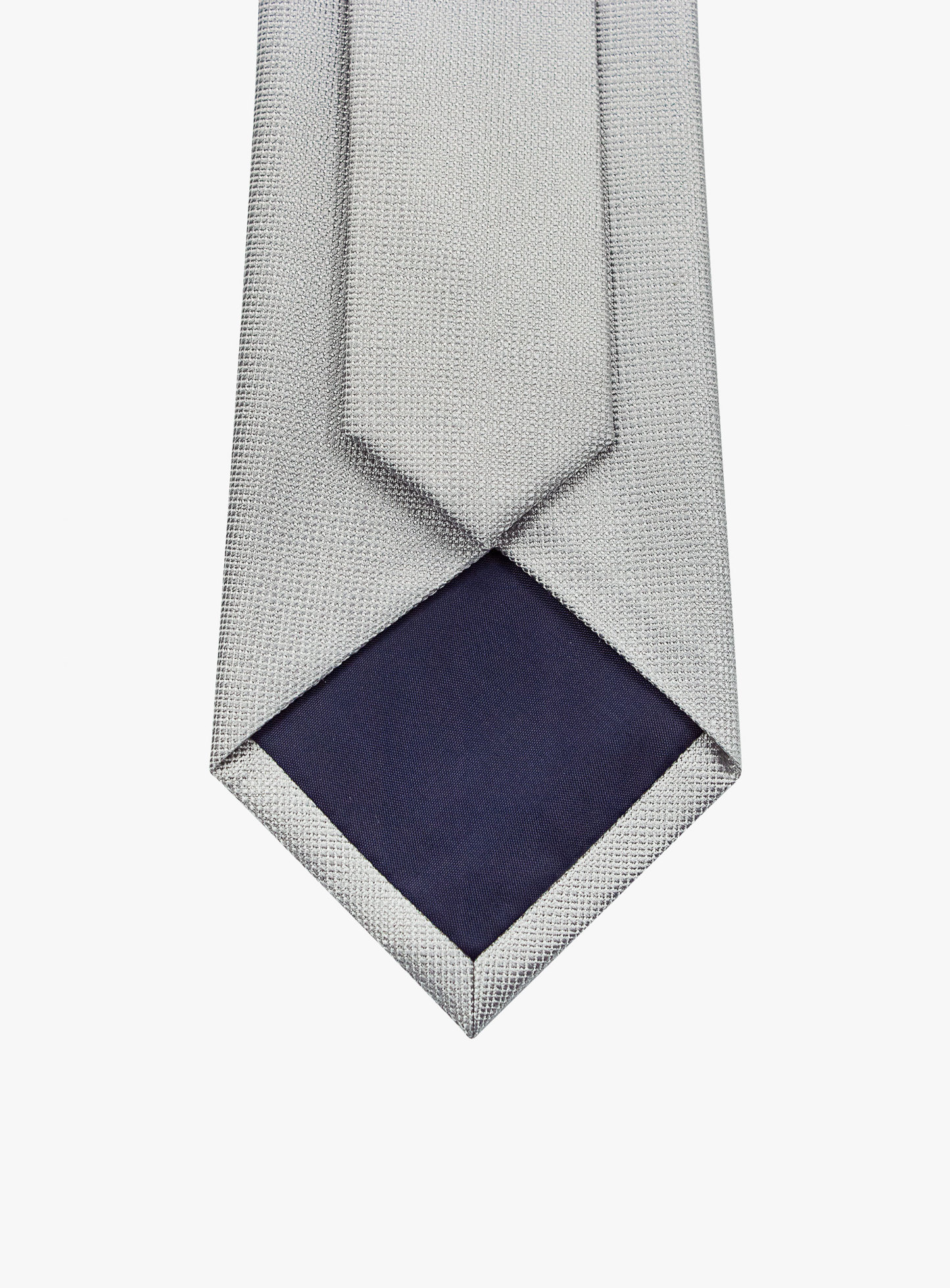 Silver Textured Tie
