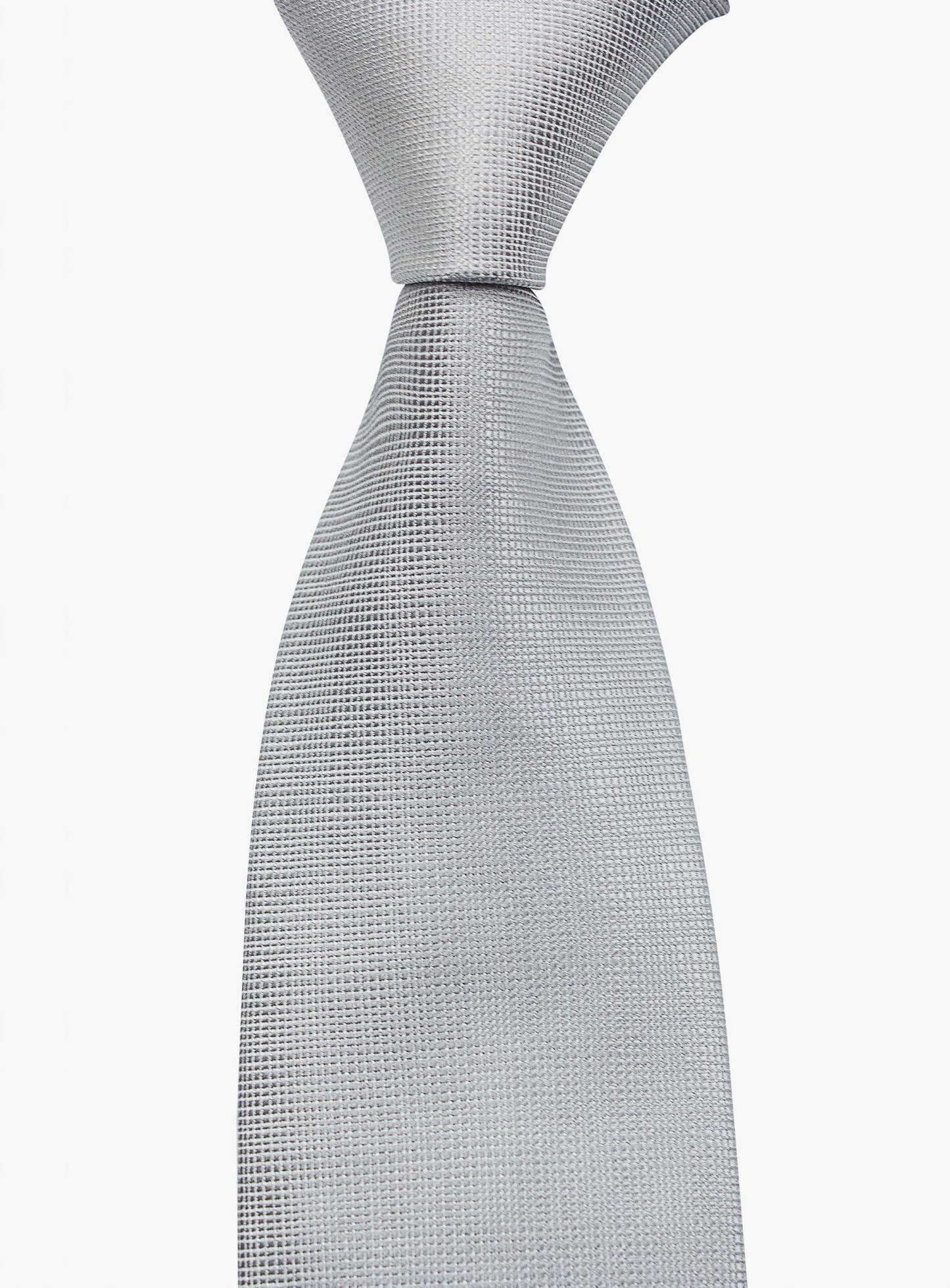 Silver Textured Tie