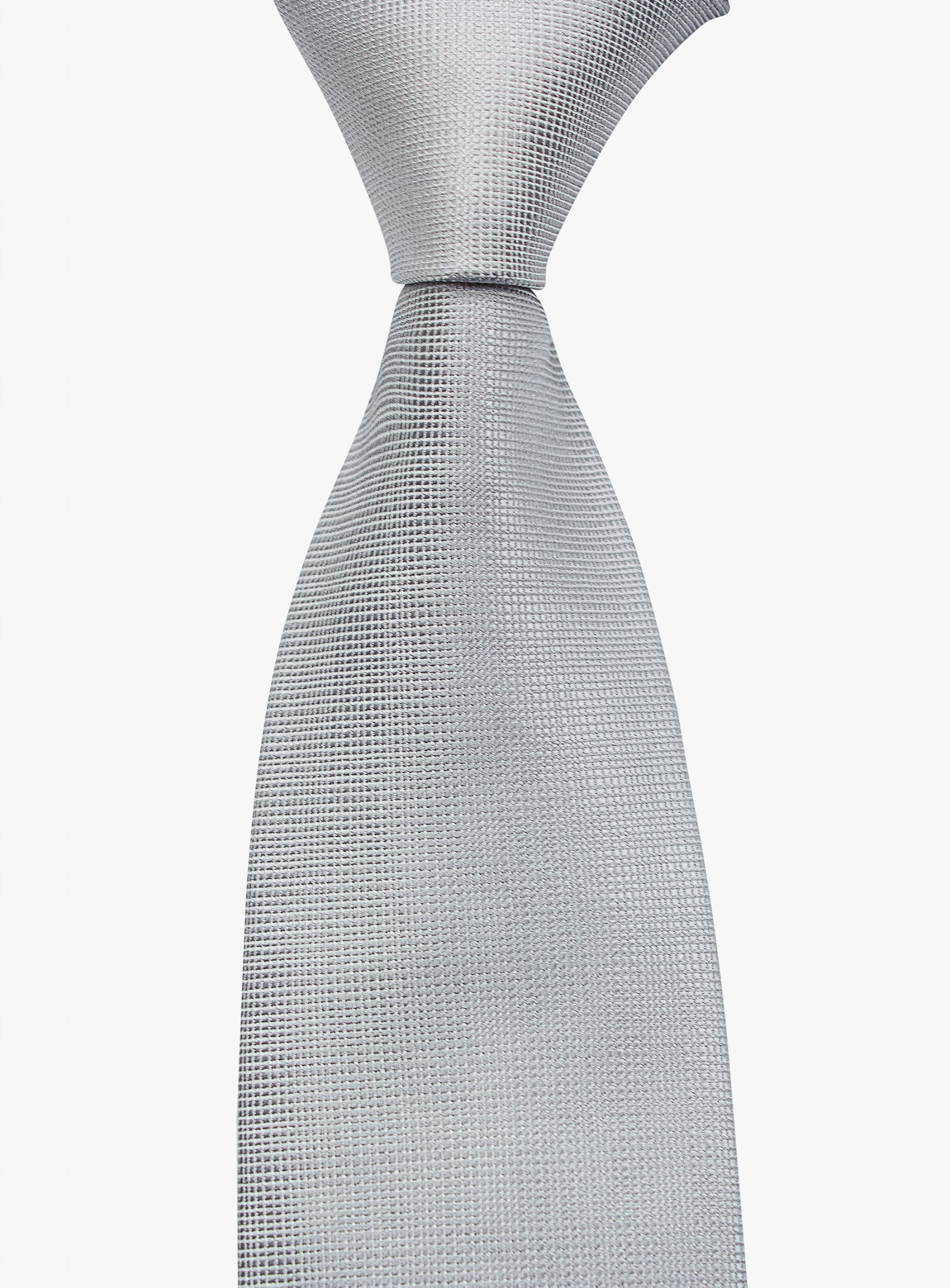 Silver Textured Tie