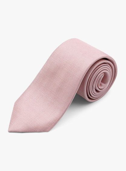 Blush Textured Tie