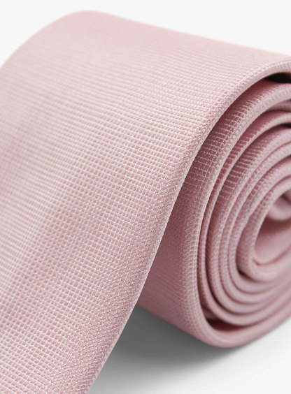 Blush Textured Tie