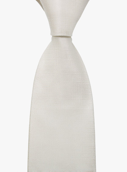 Ivory Textured Tie