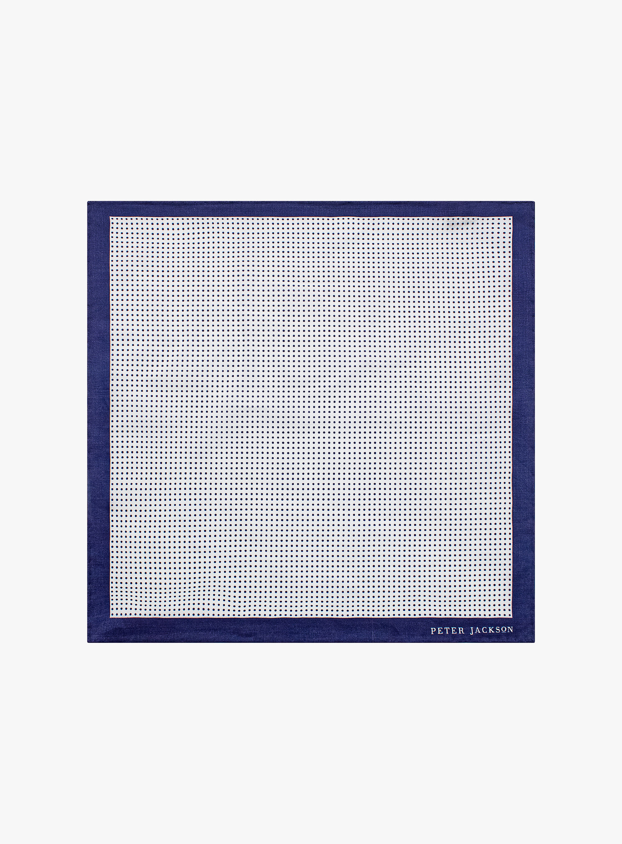 Blue Subtle Spotted Pocket Square