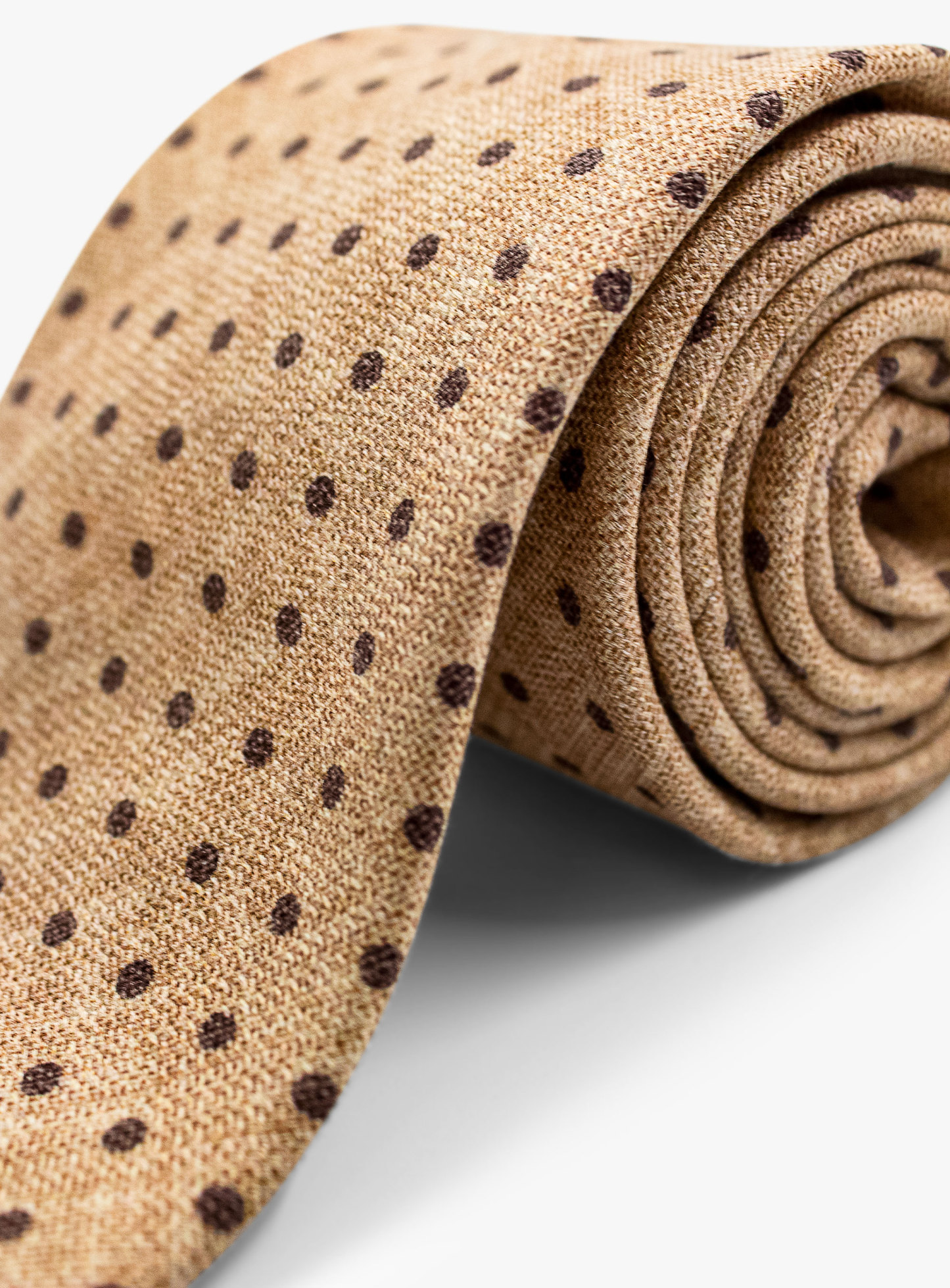 [Copy]Bottinelli Italian Tie: Beige, White, and Navy Stripe
