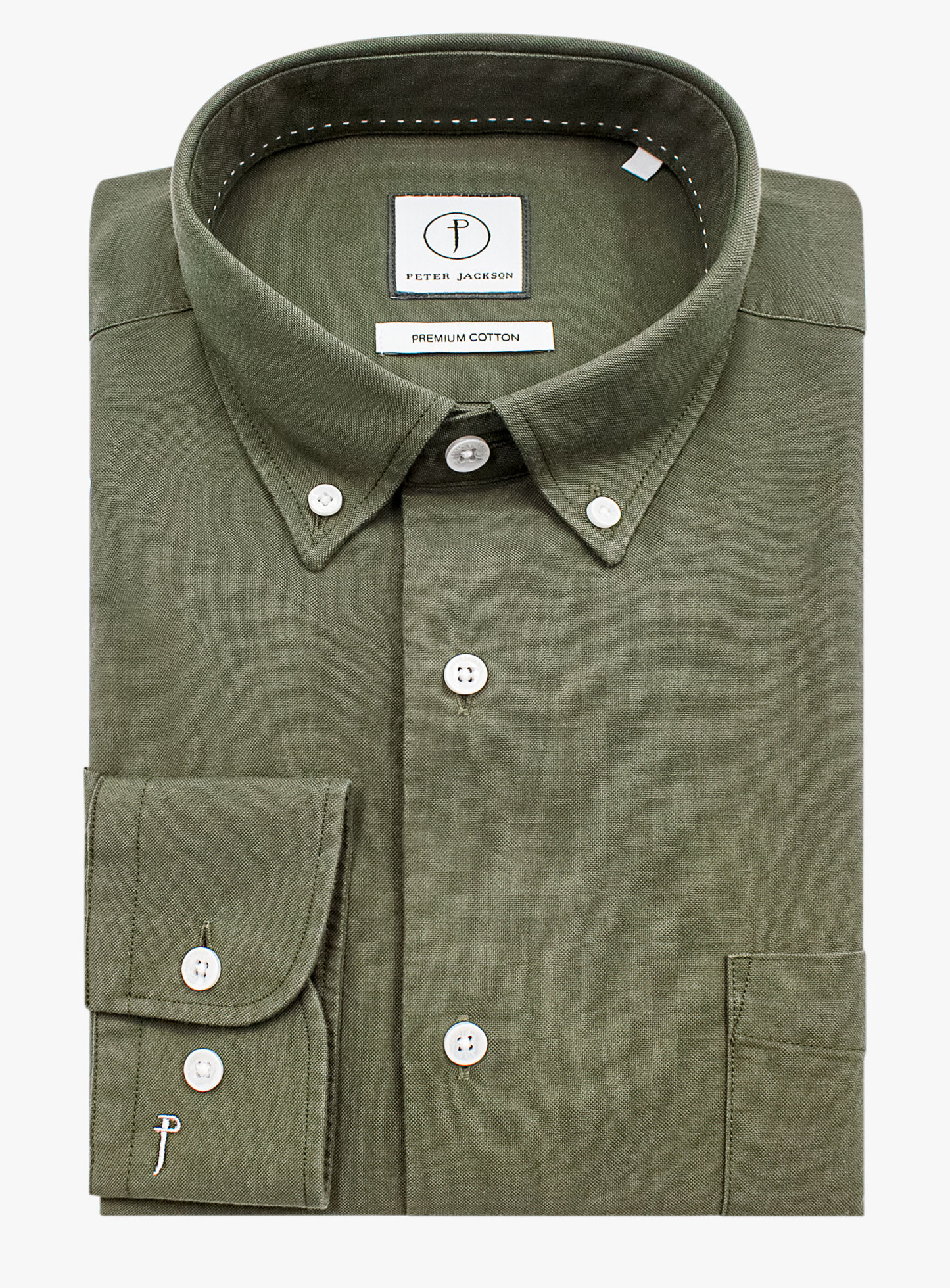 Men {collection_title} Vittoria Olive Shirt Peter Jackson
