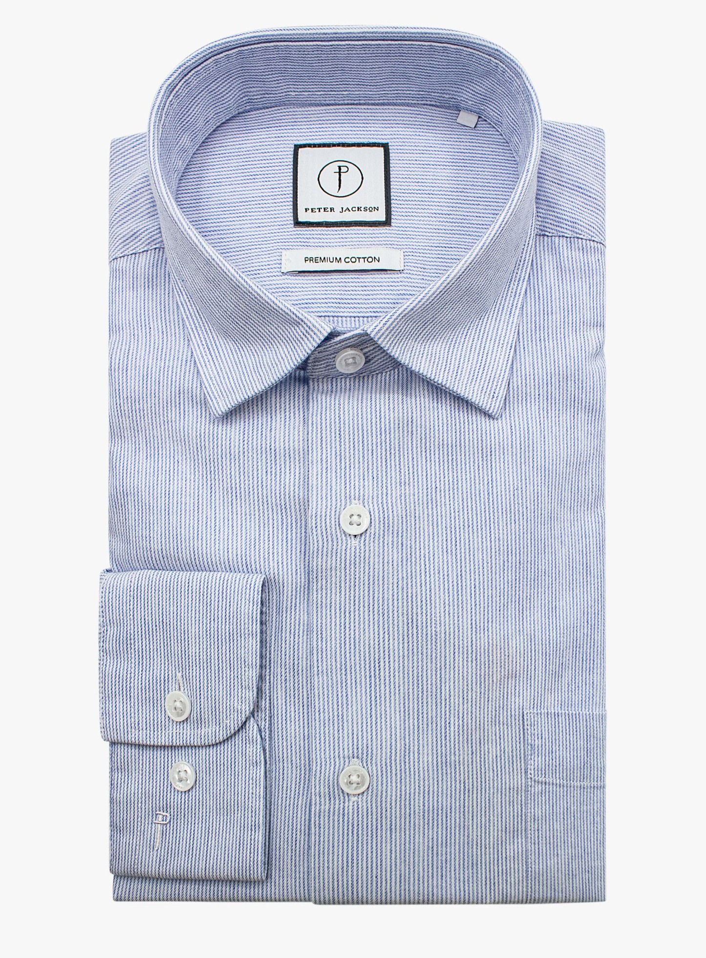 Men {collection_title} Carrara Sky Stripe Shirt Peter Jackson