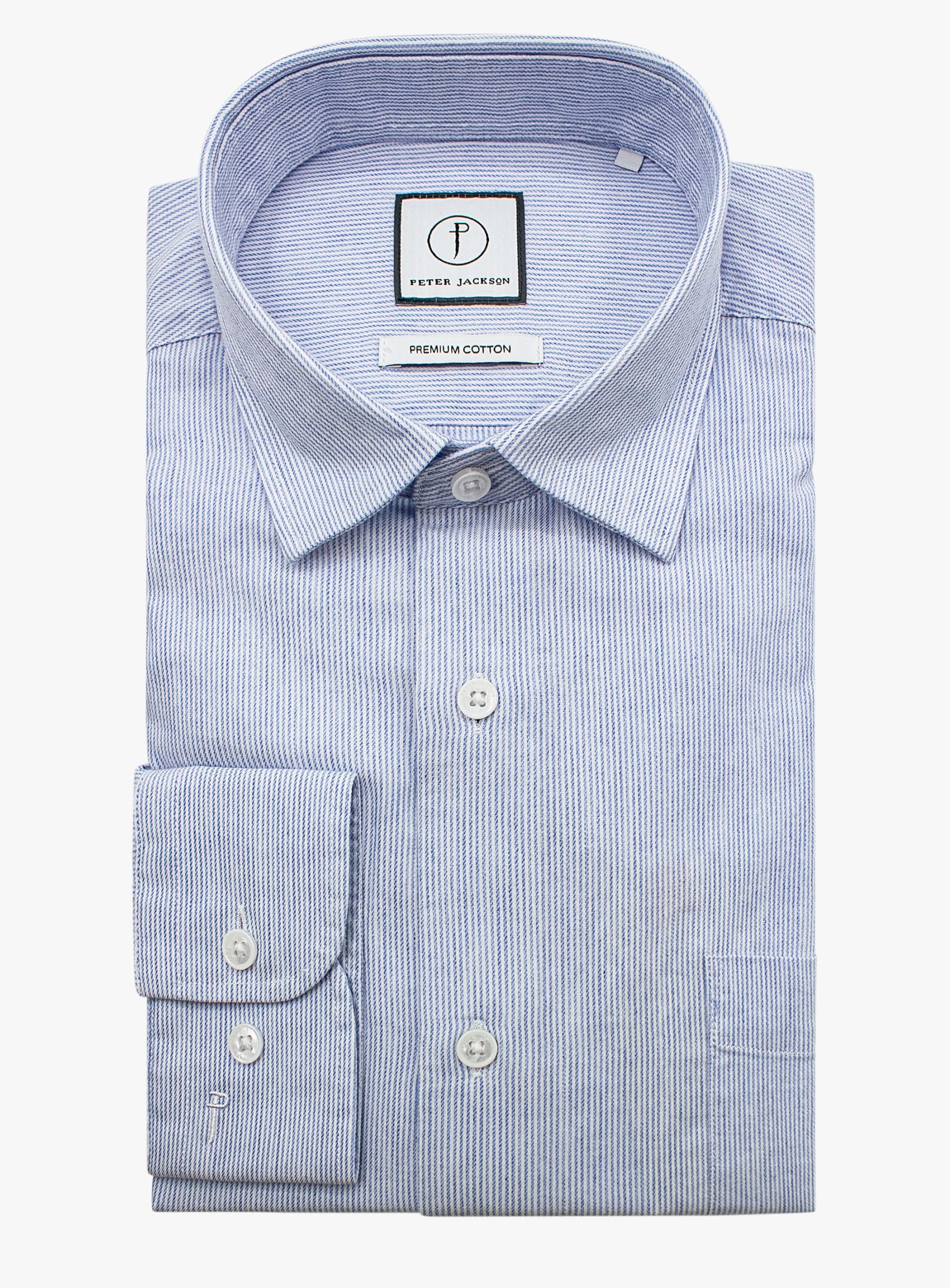 Men {collection_title} Carrara Sky Stripe Shirt Peter Jackson