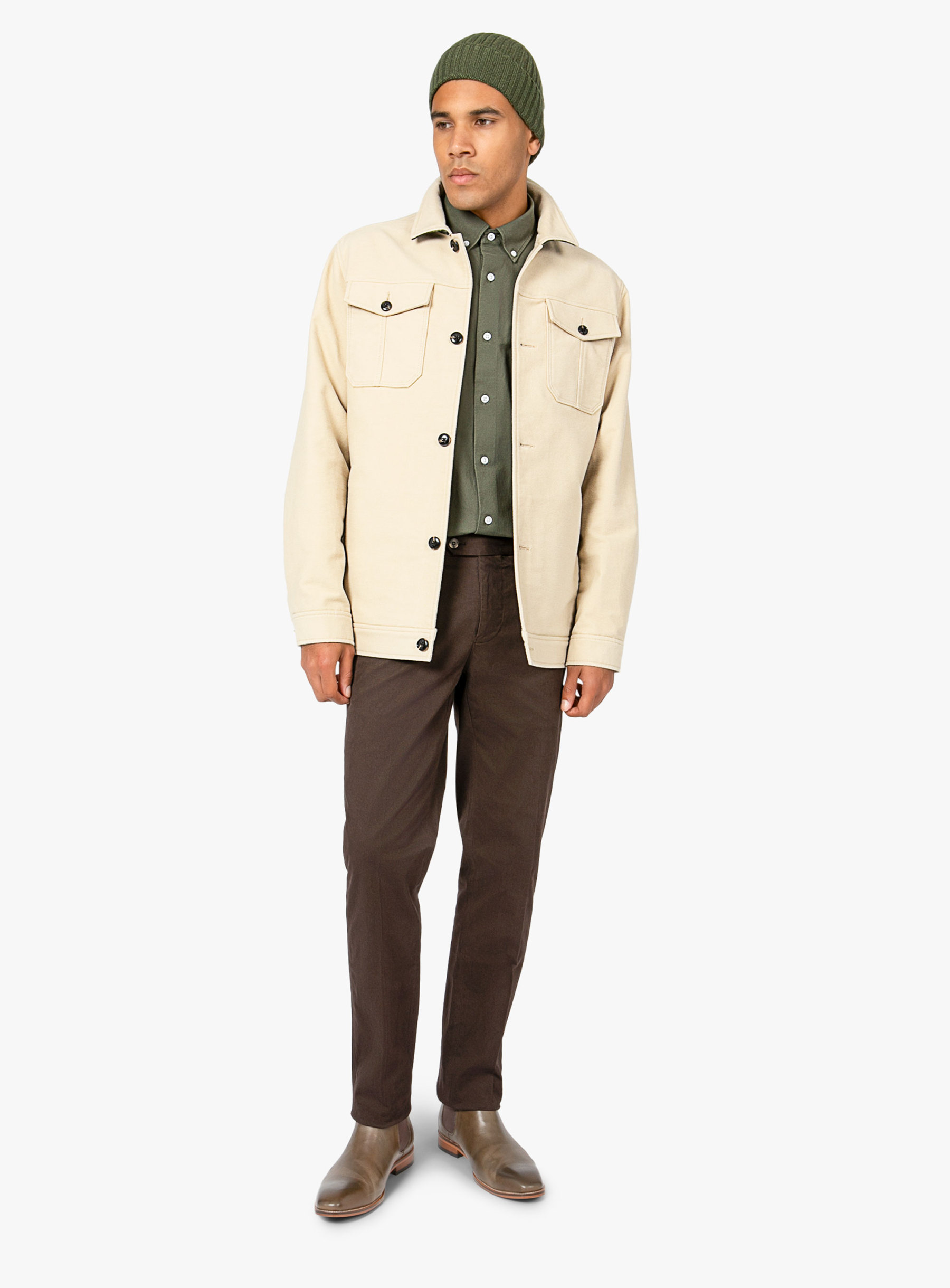 Brunico Moleskin Sand Jacket
