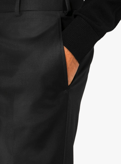 Men {collection_title} Milan Black Twill Jacket Peter Jackson