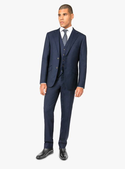 Men {collection_title} Madrid Navy Twill Jacket Peter Jackson