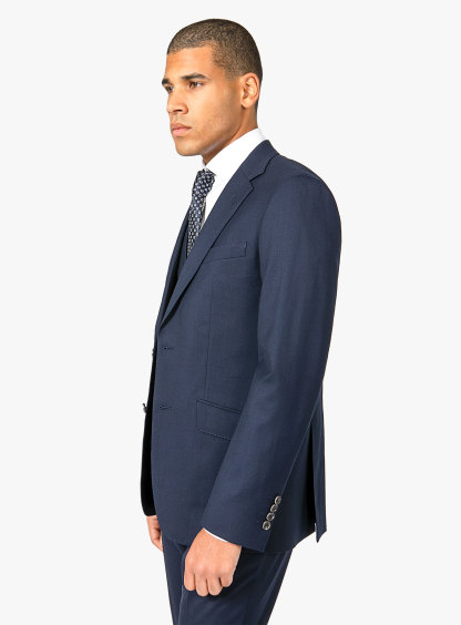 Men {collection_title} Madrid Navy Twill Jacket Peter Jackson