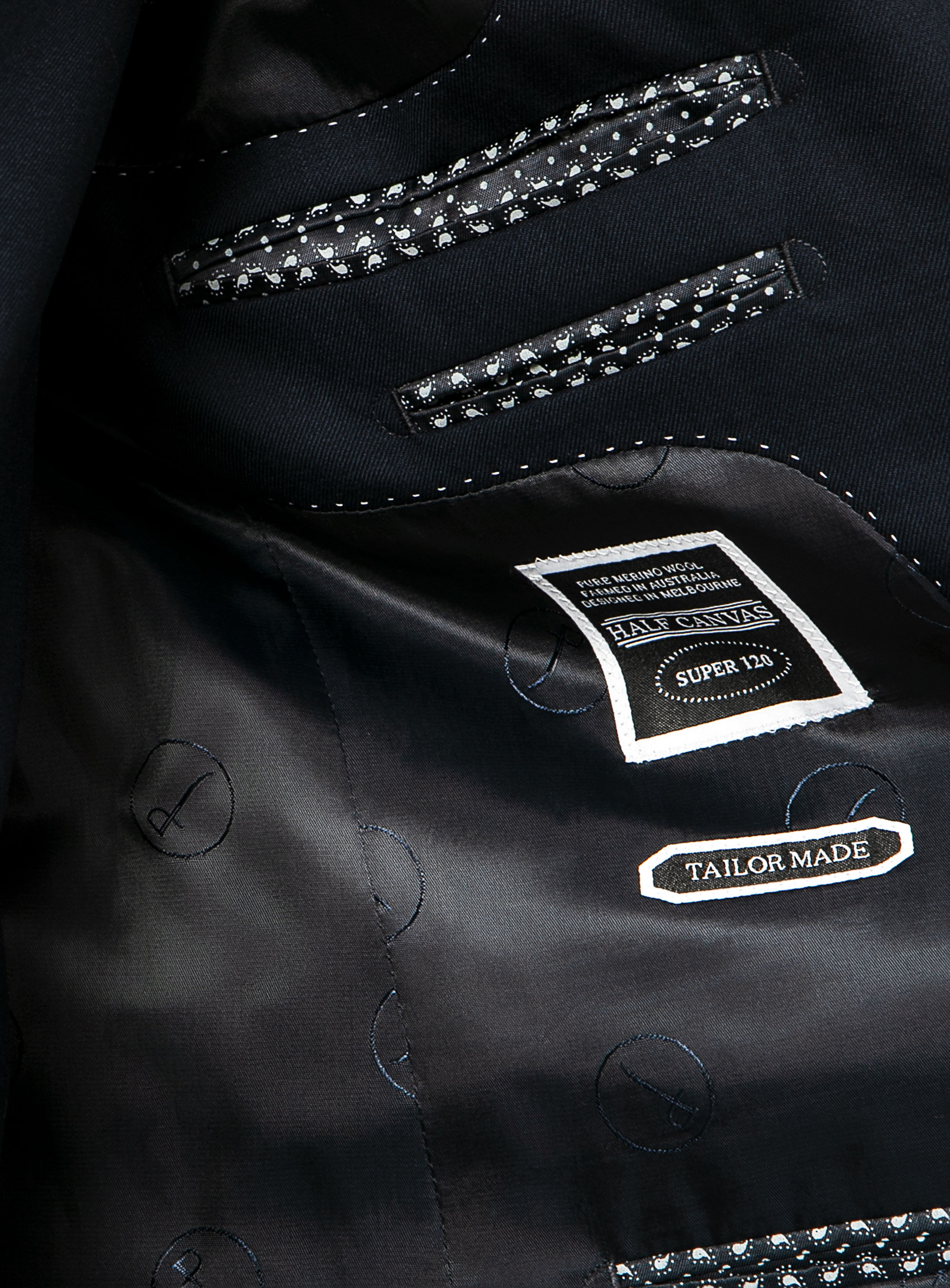 Men {collection_title} Madrid Navy Twill Jacket Peter Jackson