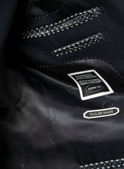 Men {collection_title} Madrid Navy Twill Jacket Peter Jackson
