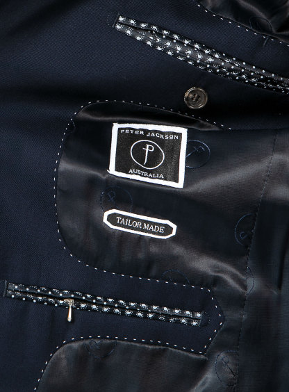 Men {collection_title} Madrid Navy Twill Jacket Peter Jackson