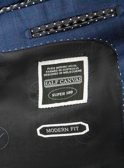 Blue Sharkskin Signature 2-Piece Suit