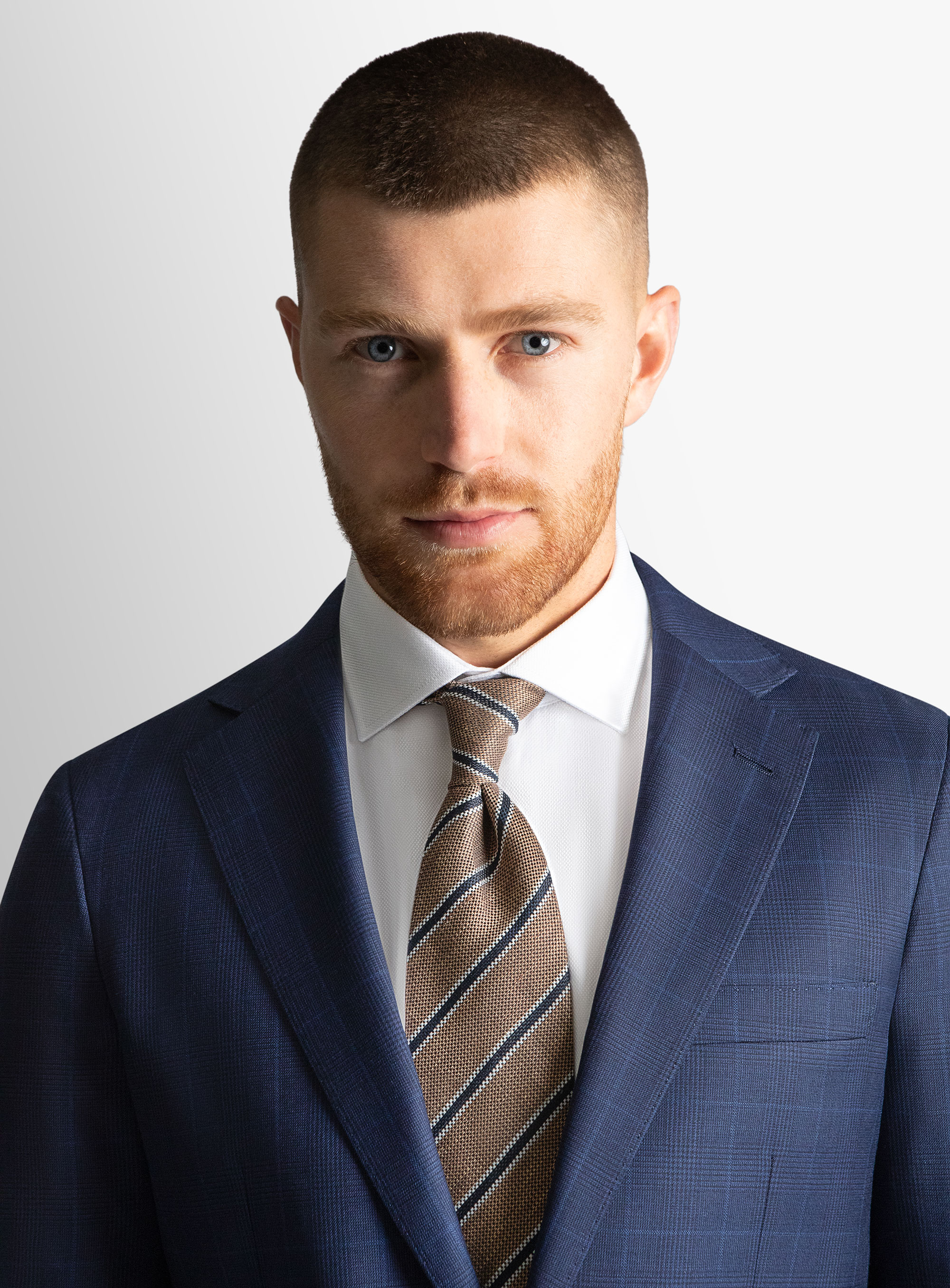 Blue Glencheck Signature 2-Piece Suit