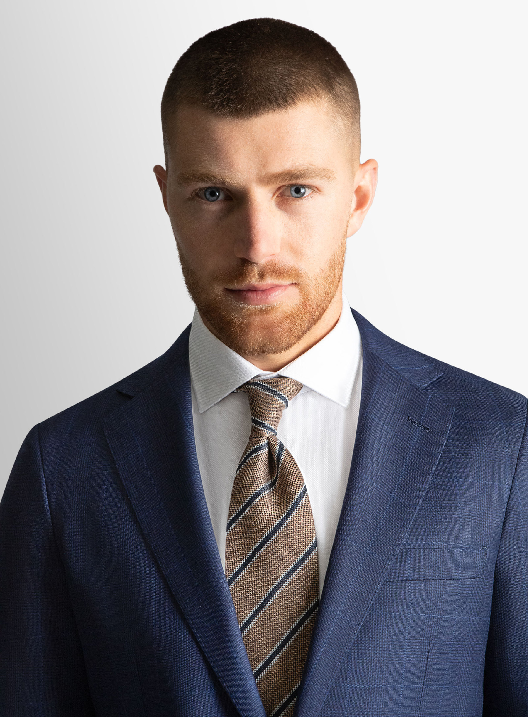 Blue Glencheck Signature 2-Piece Suit