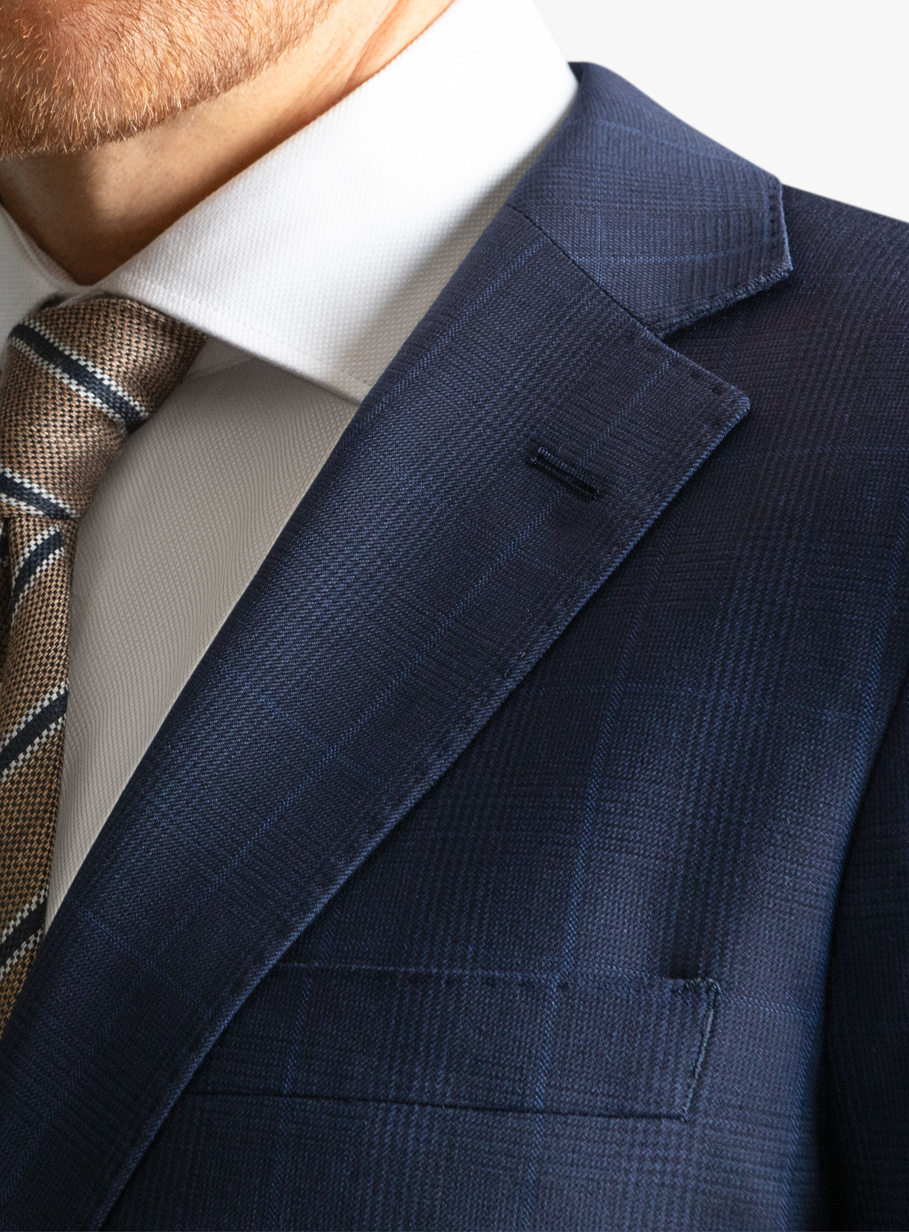Blue Glencheck Signature 2-Piece Suit