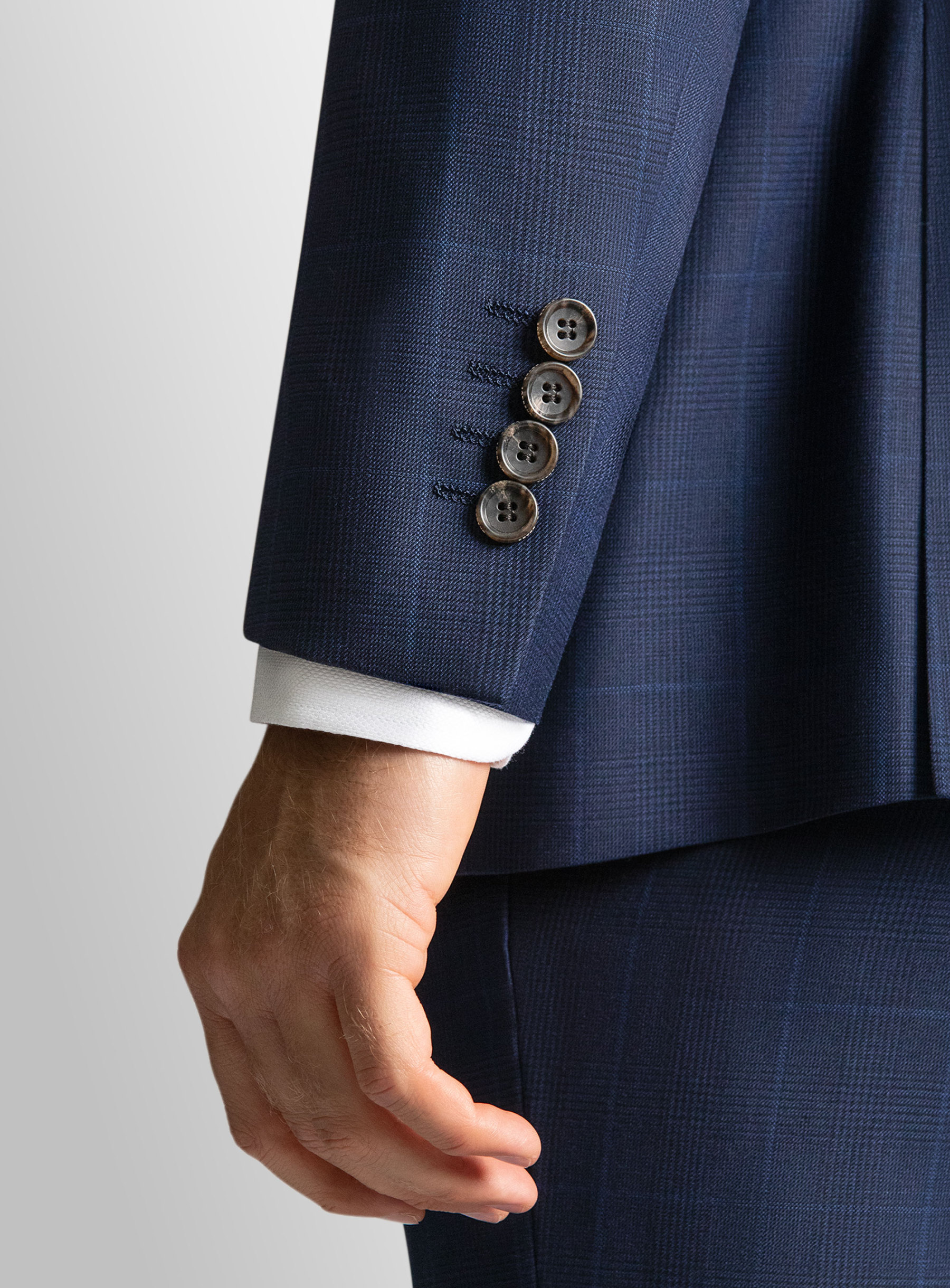 Blue Glencheck Signature 2-Piece Suit