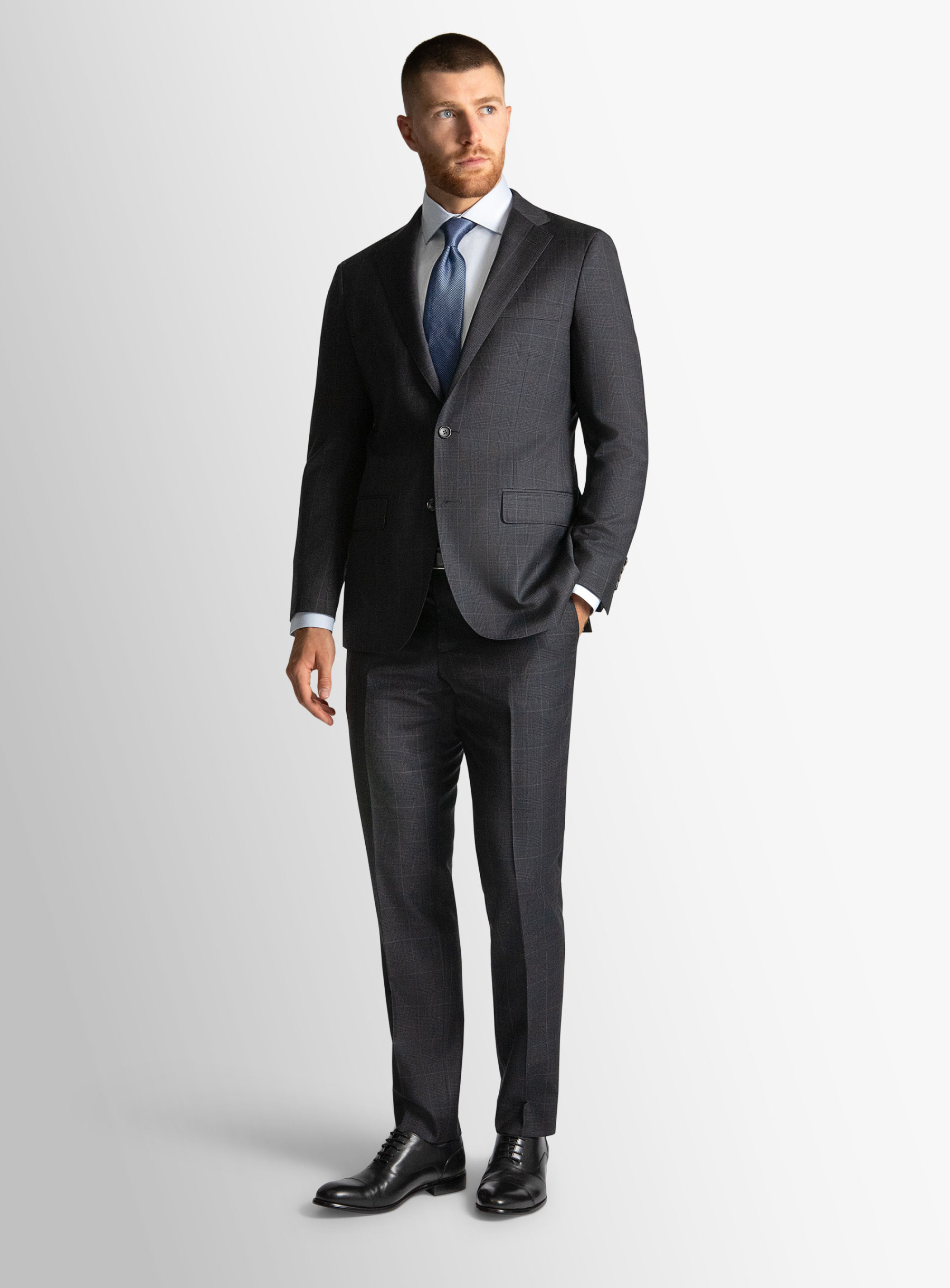 Charcoal Glencheck Signature 2-Piece Suit