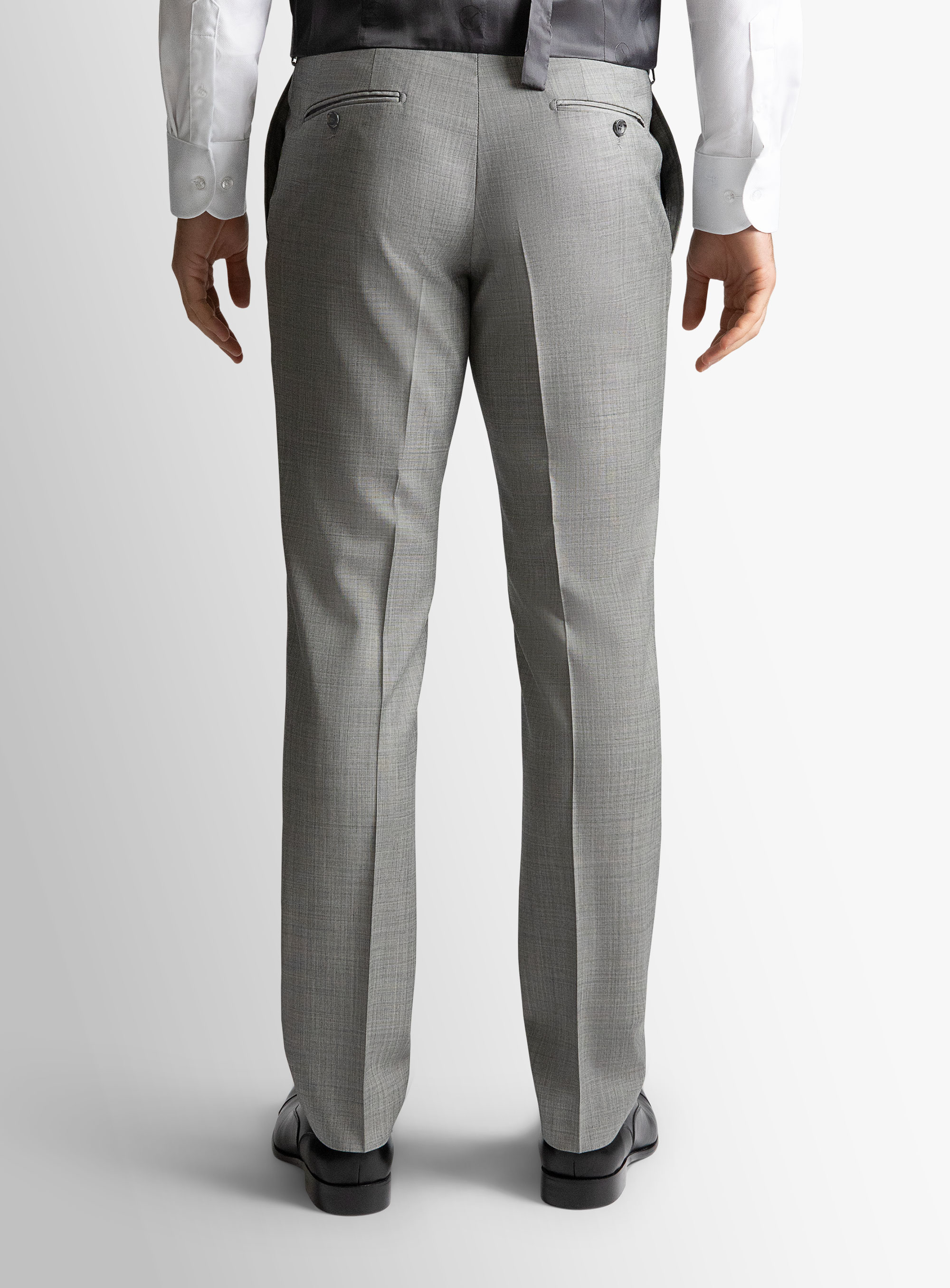 Dexter Silver Sharkskin Trouser