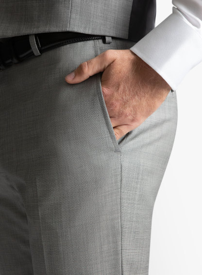 Dexter Silver Sharkskin Trouser