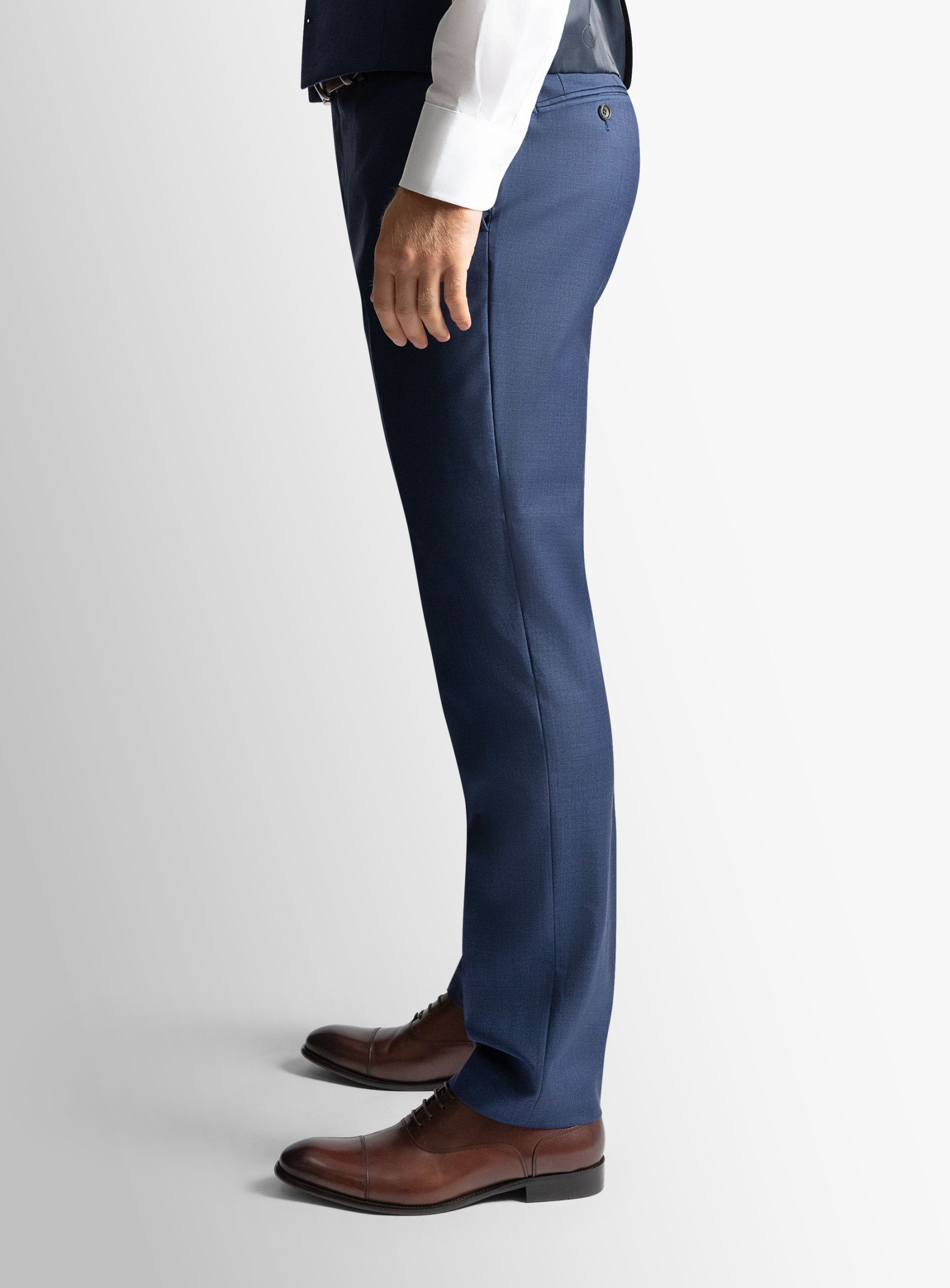 Dexter Blue Sharkskin Trousers