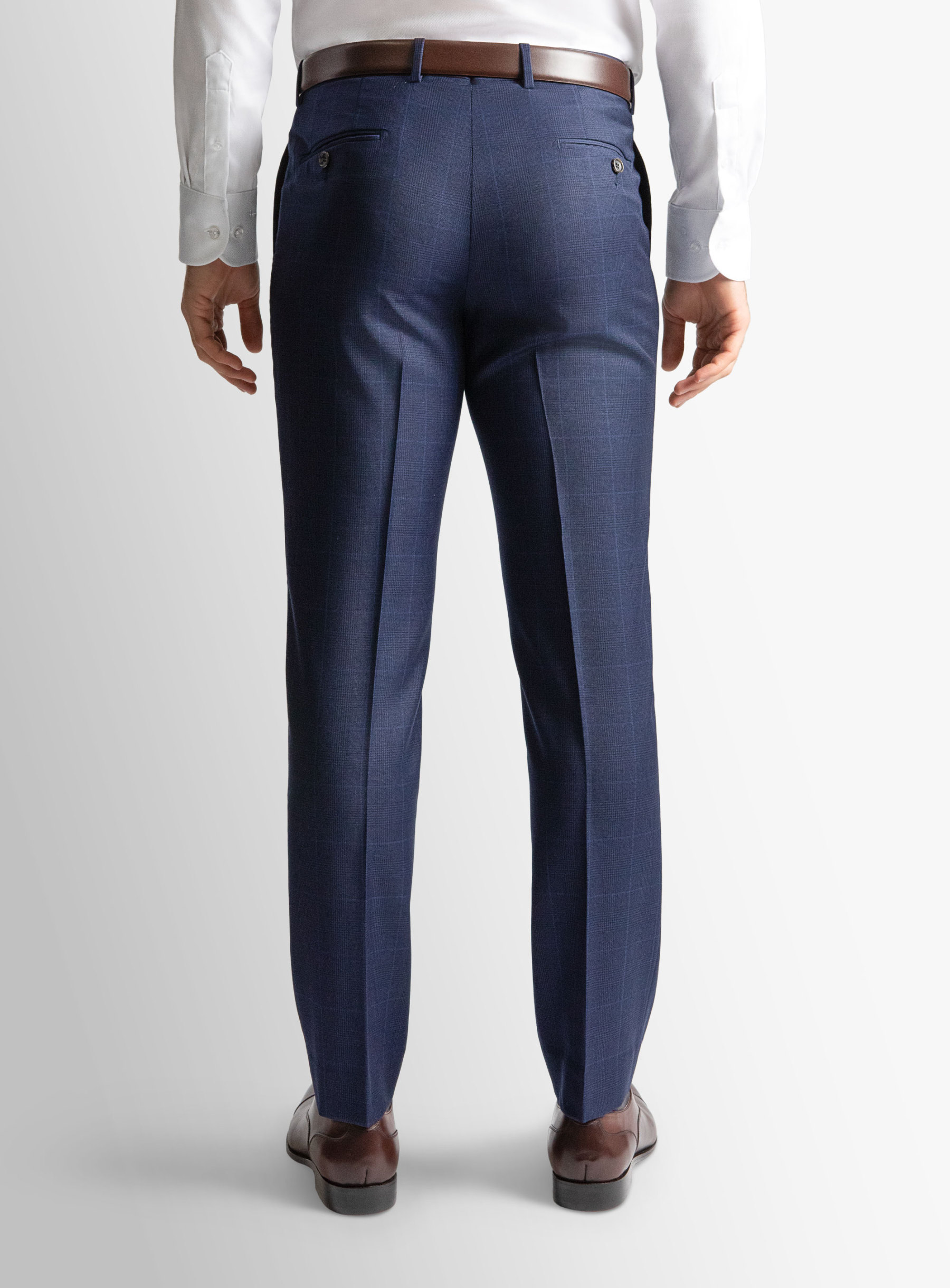 Royal Blue Glen Trousers