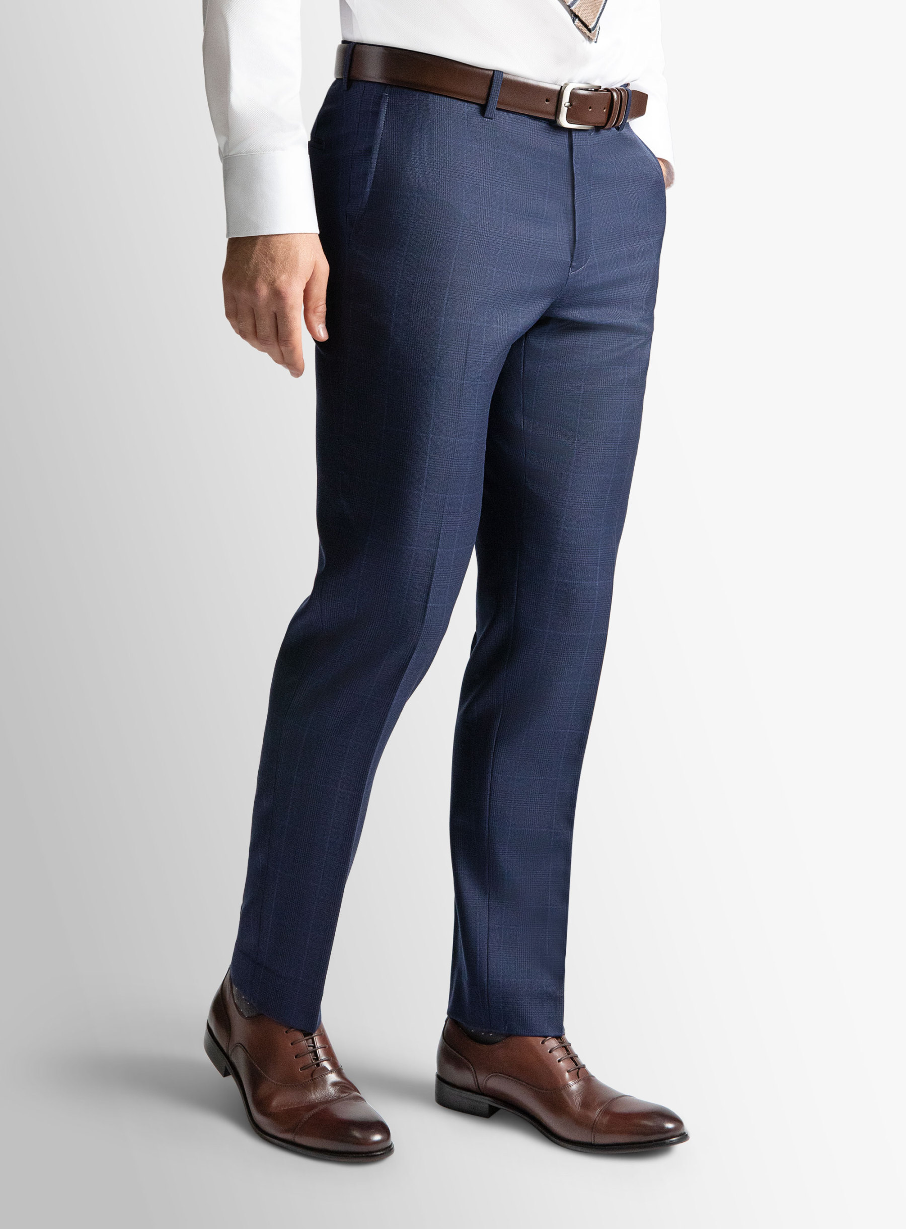 Royal Blue Glen Trousers