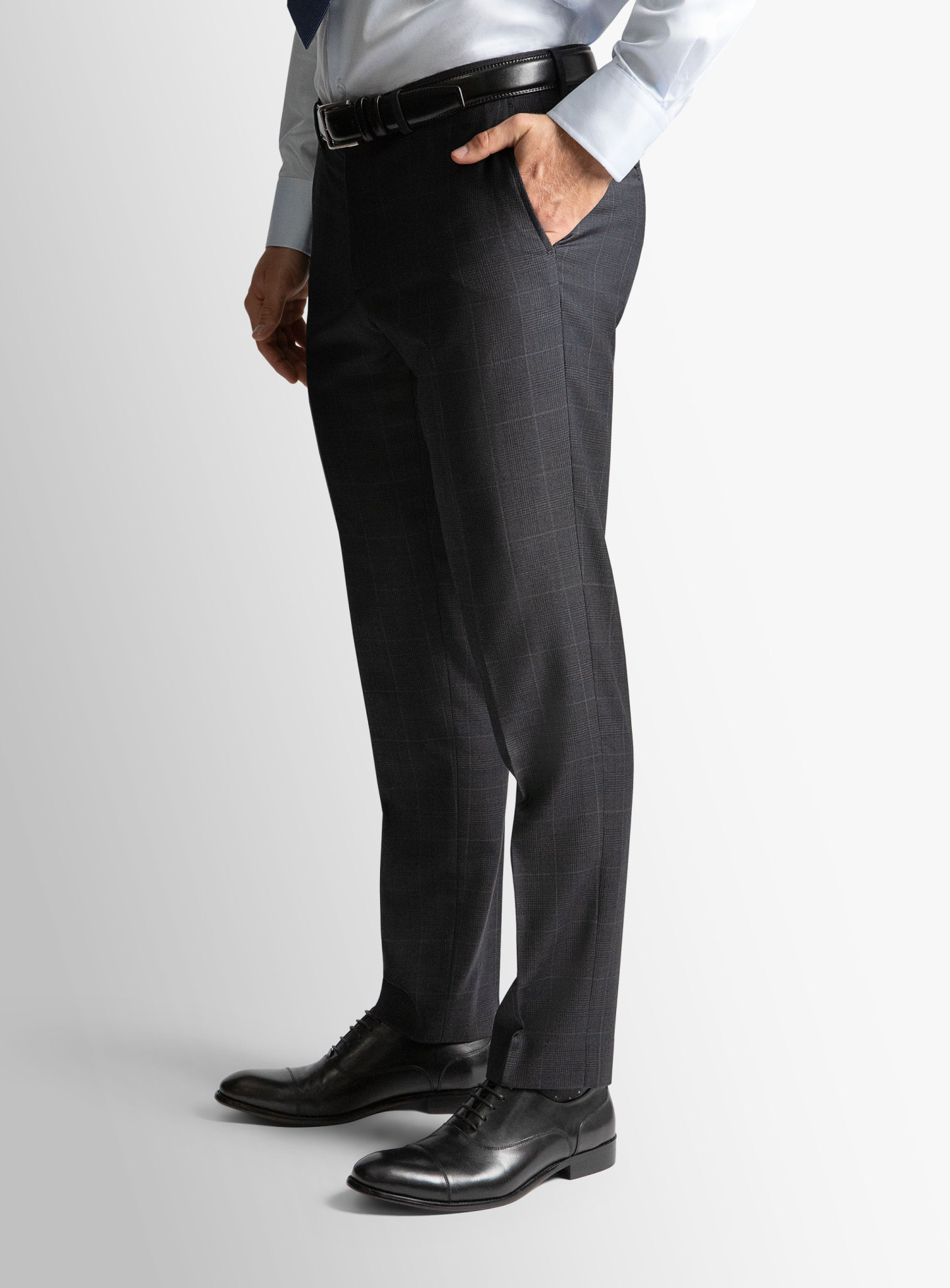 Dexter Charcoal Glen Trousers