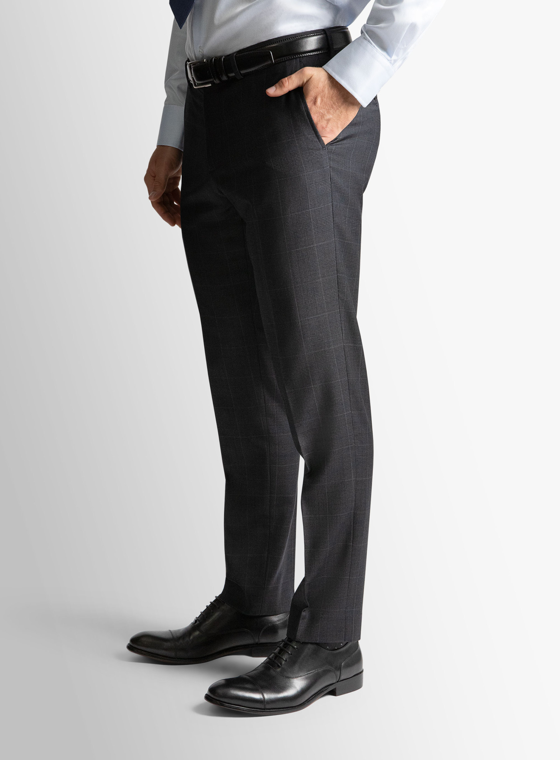 Dexter Charcoal Glen Trousers