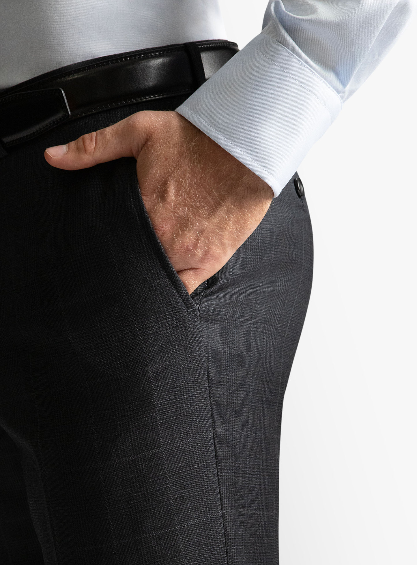 Dexter Charcoal Glen Trousers