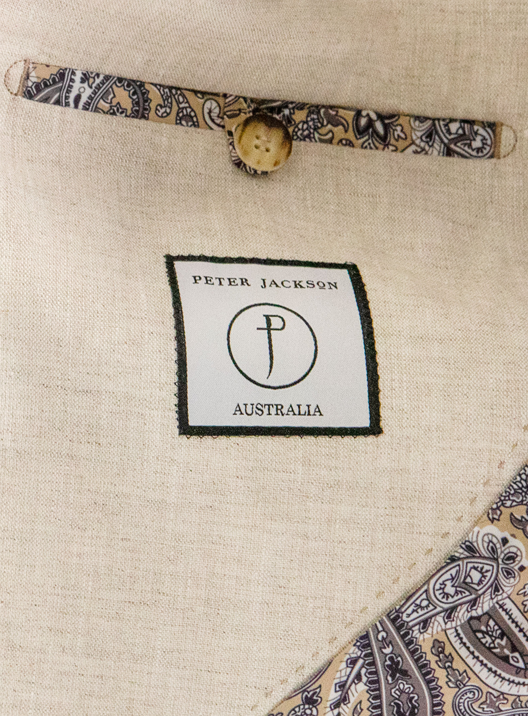 Verona Sand Linen Jacket